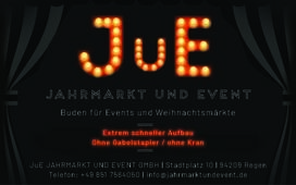 LOGO_JuE Jahrmarkt und Event GmbH Buden für Events und Weihnachtsmärkte
