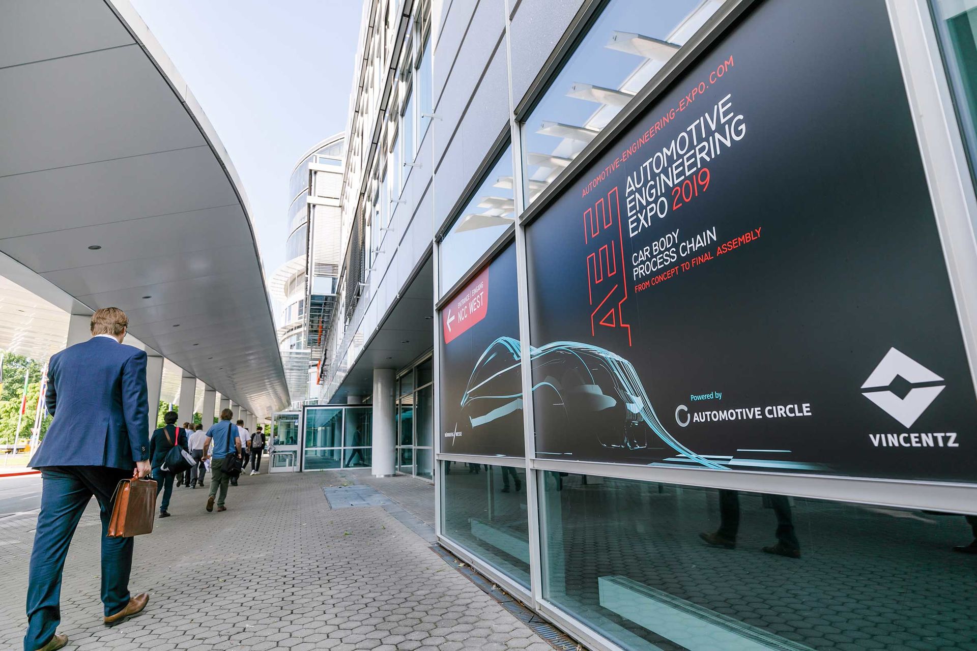 Die 919 Fachbesucher der AEE – AUTOMOTIVE ENGINEERING EXPO kamen aus 26 Ländern ins Messezentrum Nürnberg.
