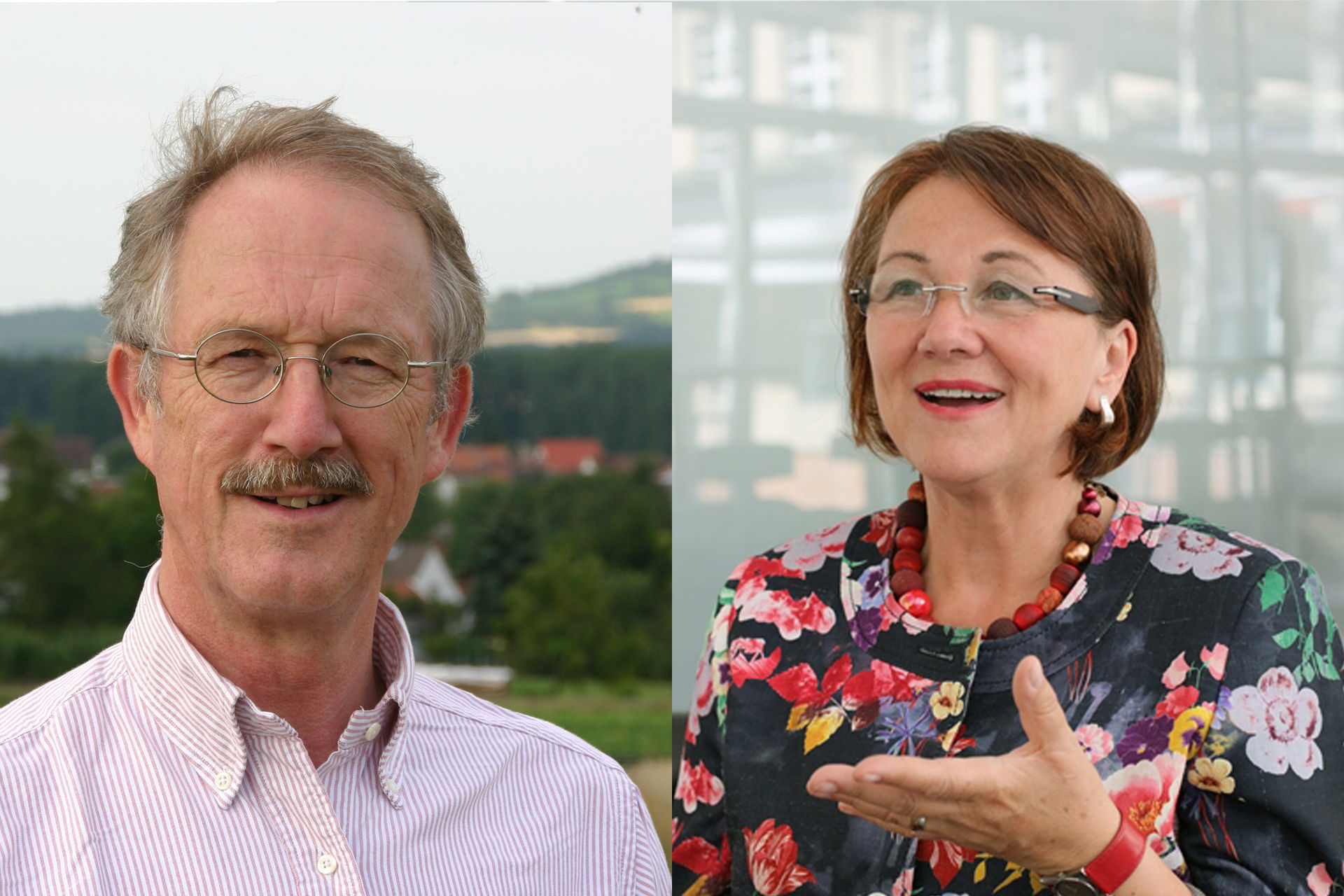 Portrait Elfriede Dambacher, Portrait Dr. Felix Prinz zu Löwenstein