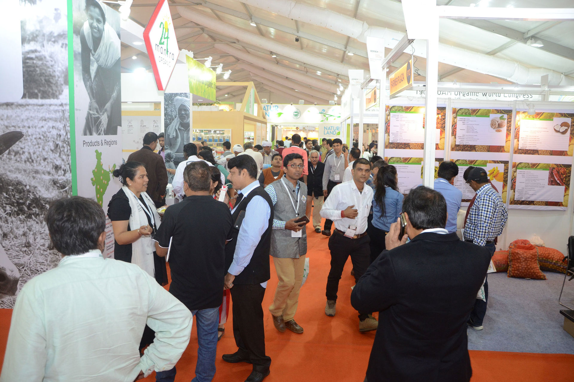 Gut besucht: Indiens wichtigste Bio-Messe BIOFACH INDIA together with INDIA ORGANIC