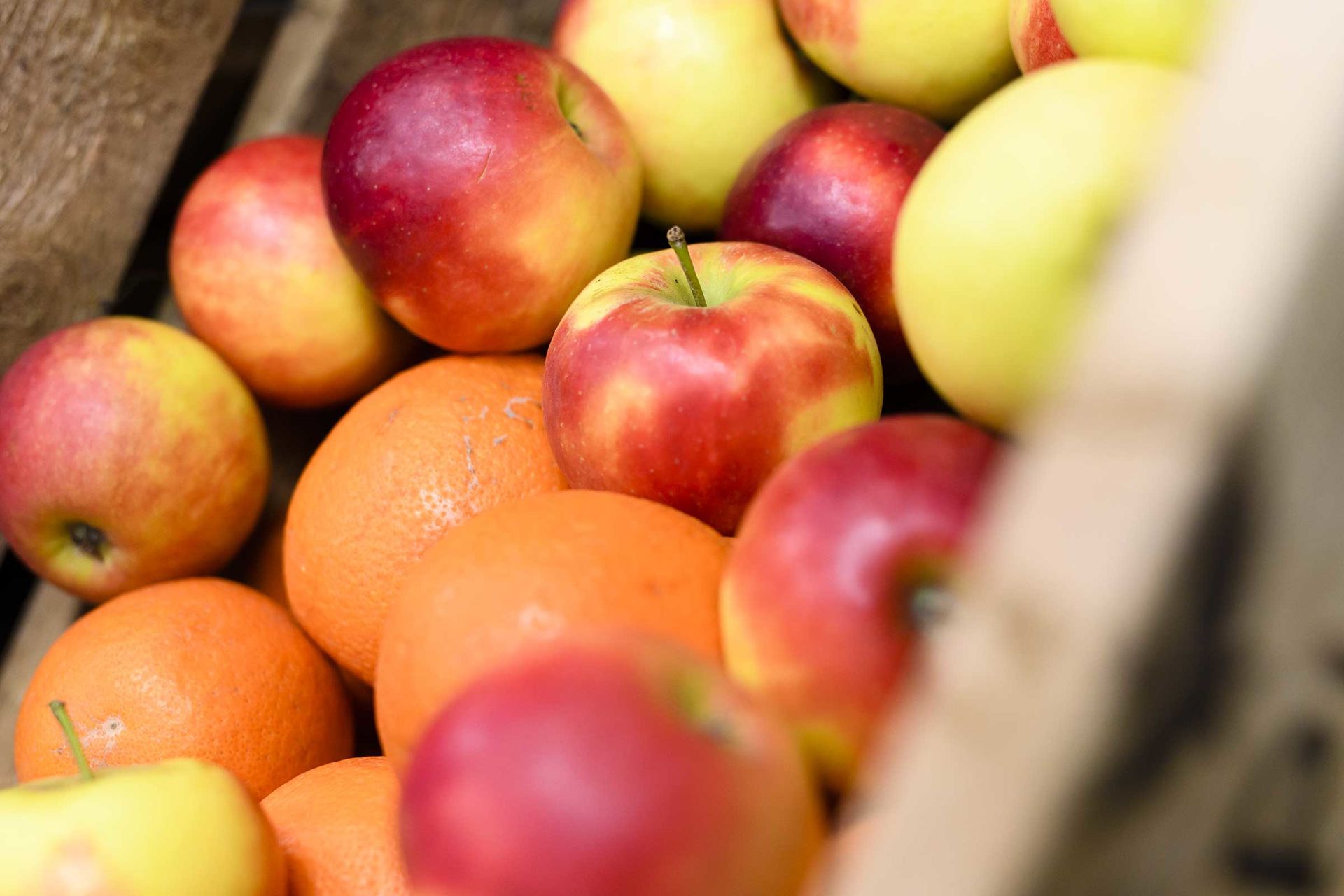 Äpfel und Orangen