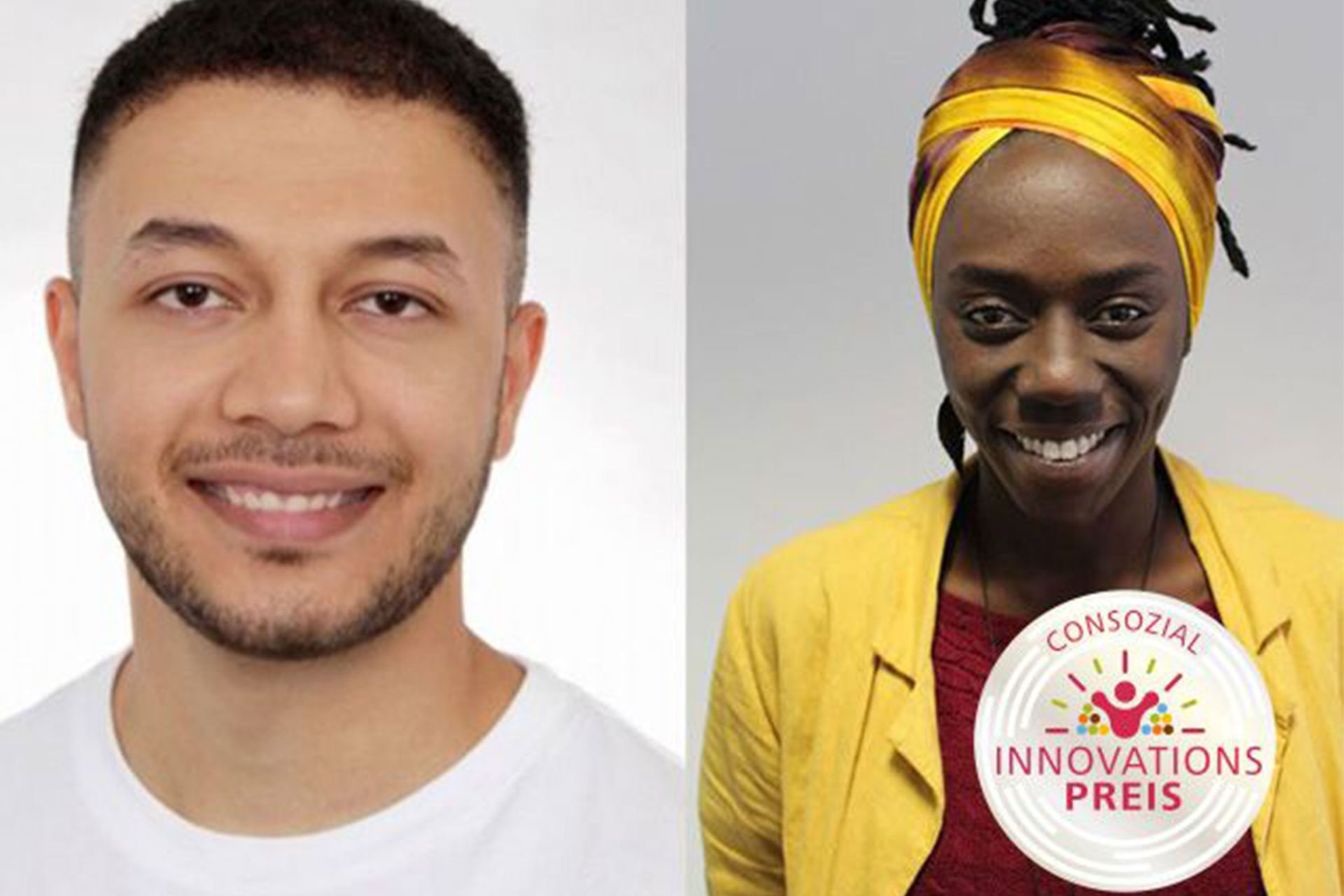 Sorush Mawlahi und Priscilla Hirschhausen vom Projekt we connect von c