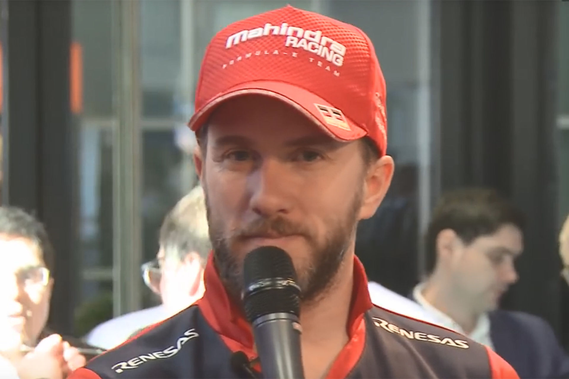 Quick Nick Heidfeld auf der Markt&Technik-VIP-Bühne