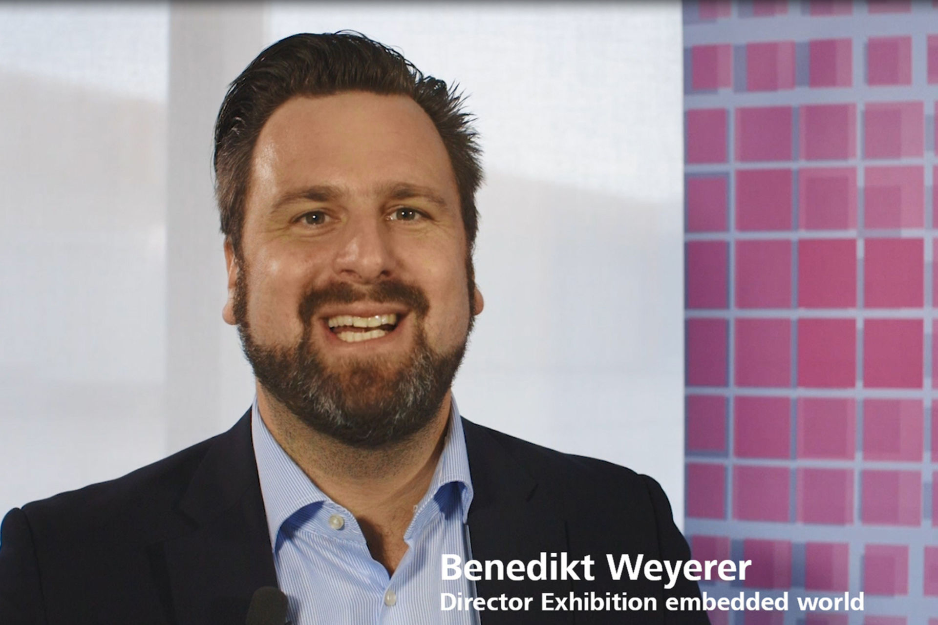 embedded world the home of IoT”, Benedikt Weyerer, Abteilungsleiter