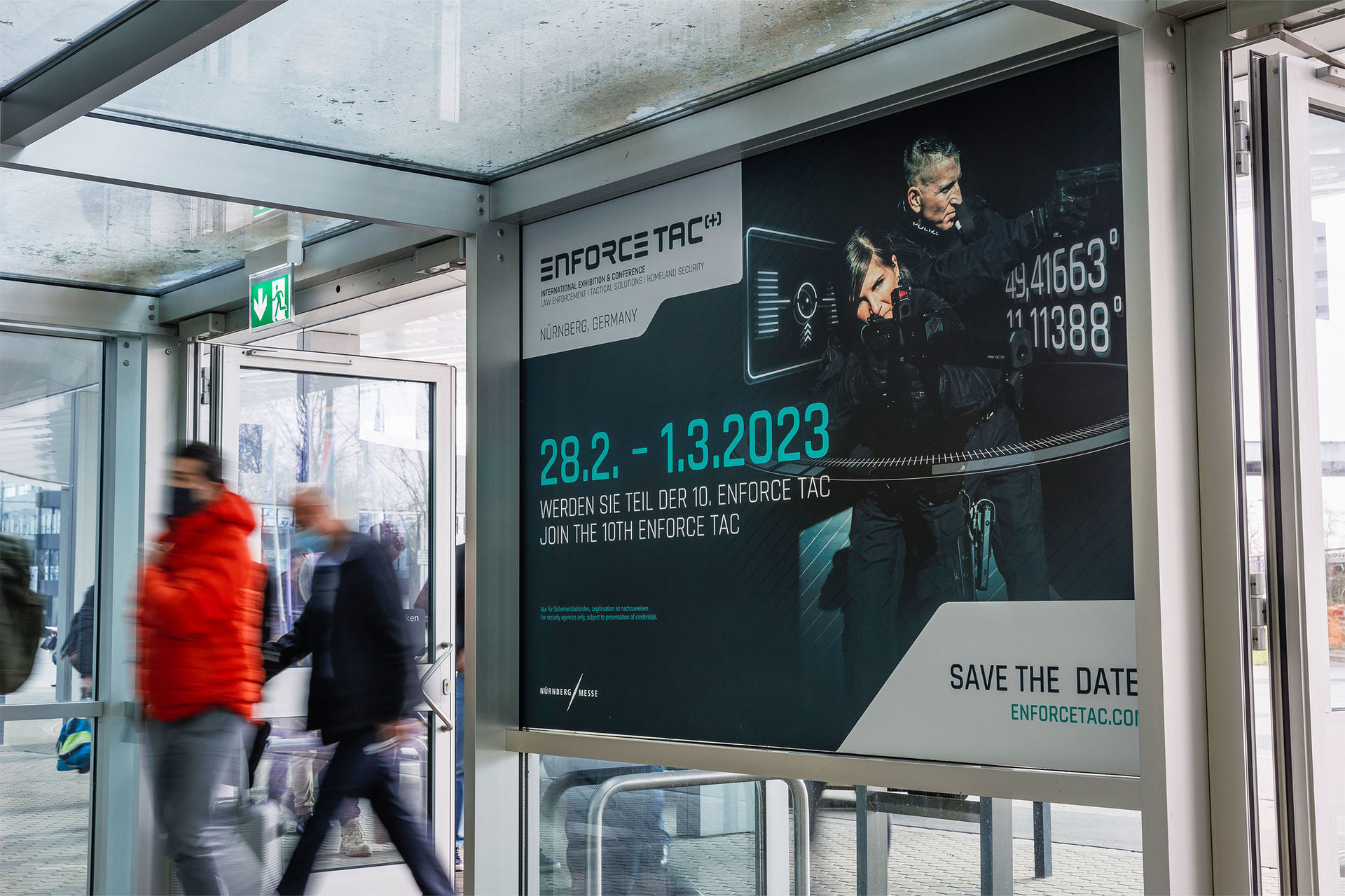 Voller Vorfreude auf die Enforce Tac 2023 vom 28. Februar – 1. März 2023 in Nürnberg.