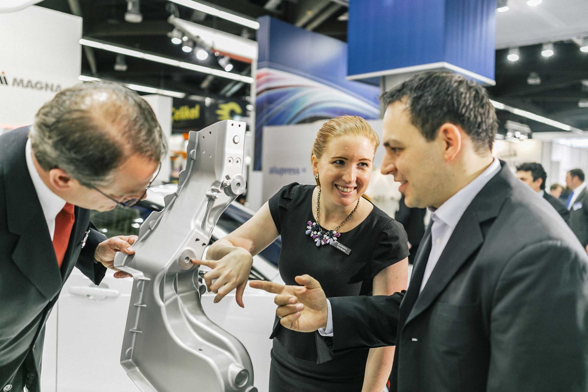 Automobil-Strukturbauteil aus Aluminiumdruckguss (ein Verbindungsteil für den Audi A8)