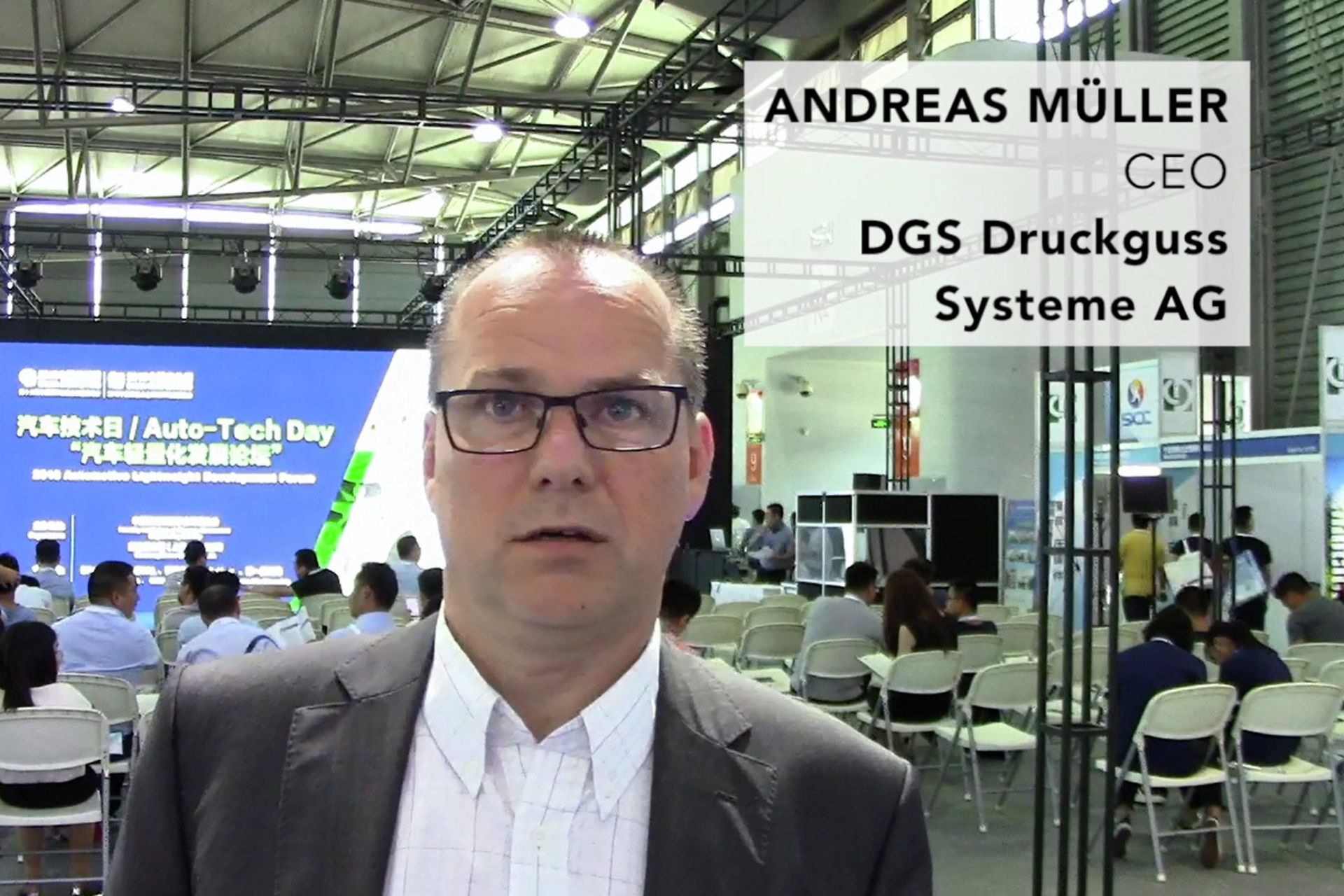 CHINA DIECASTING 2018: Interview mit DGS Druckguss Systeme