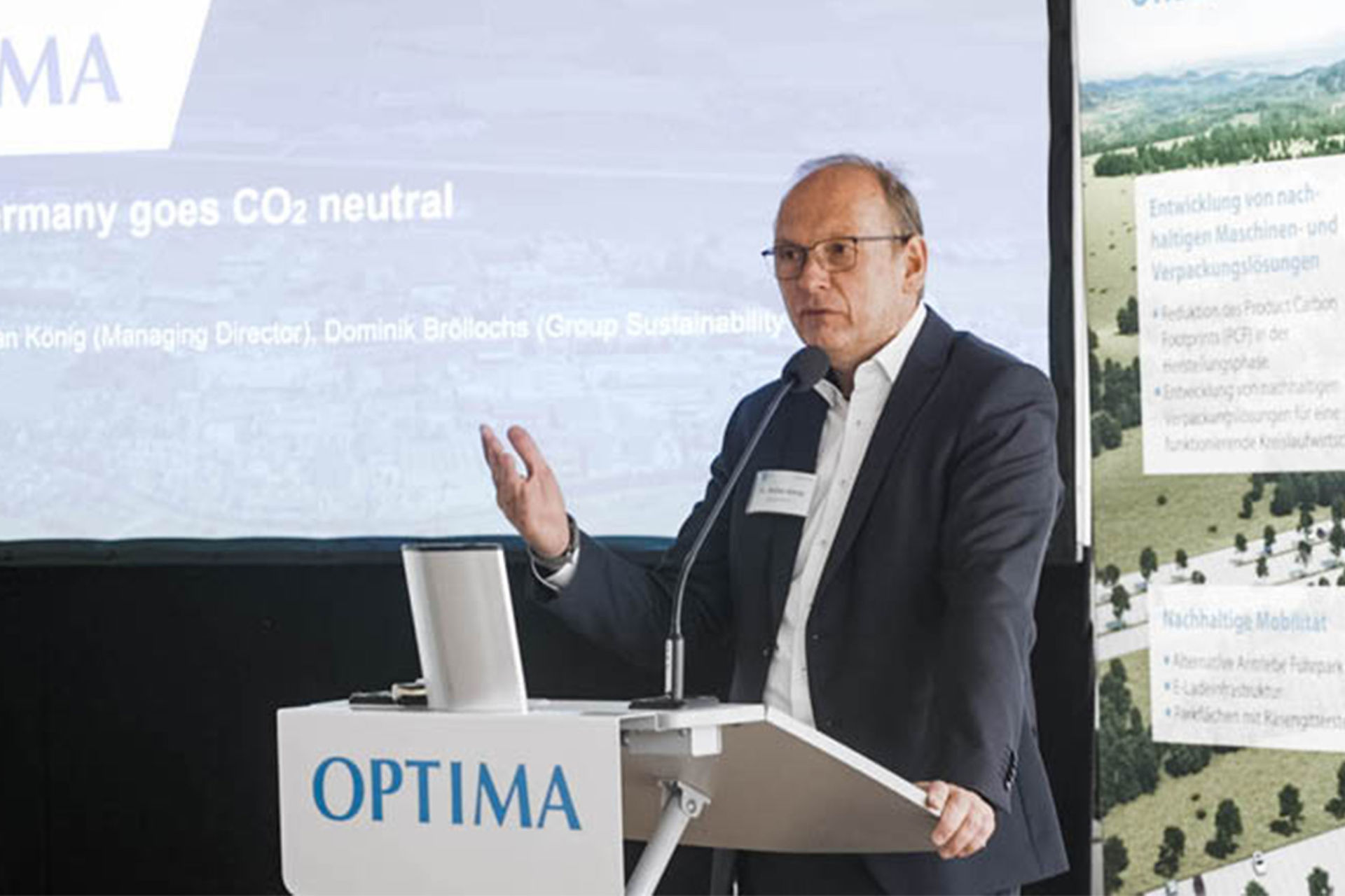 Porträt von Stefan König, Geschäftsführer von Optima