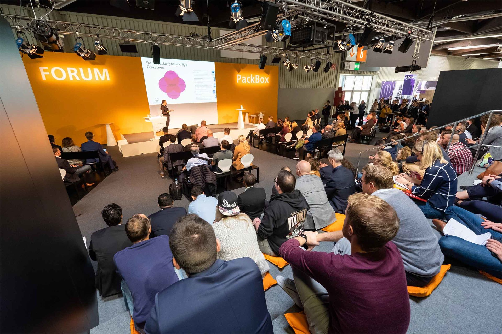 Zuhörer im gut gefüllten Forum PACKBOX auf der FACHPACK 2019