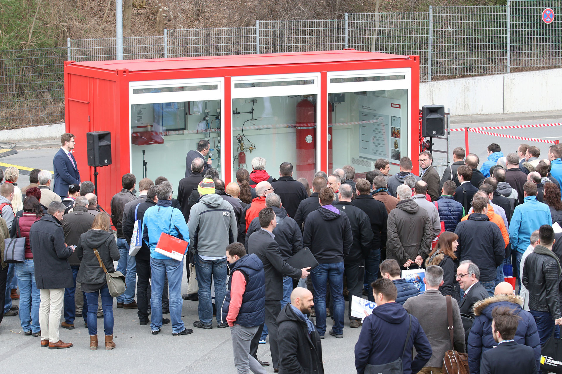 Brandschutzvorführung