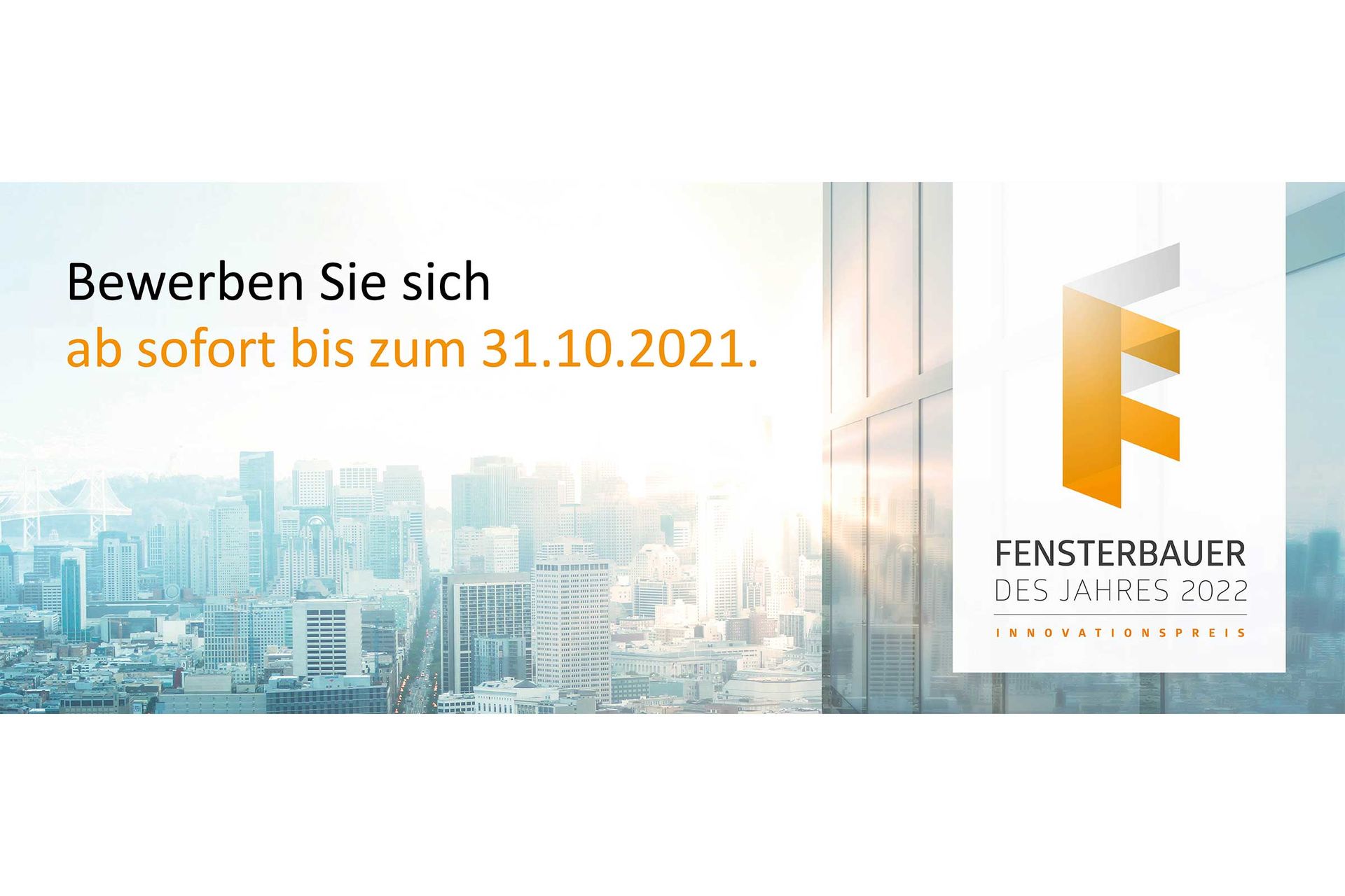 Key Visual Fensterbauer des Jahres