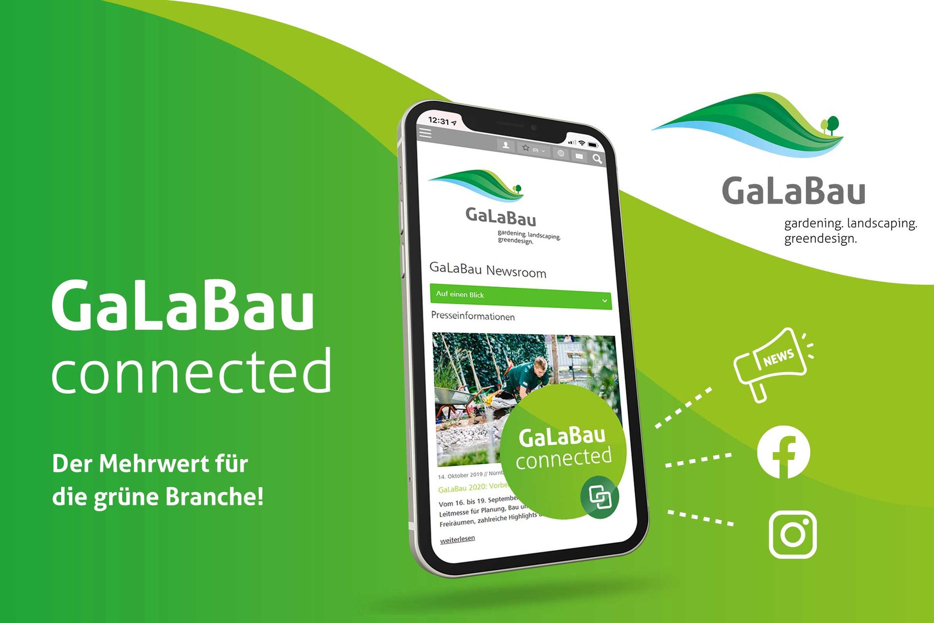 GaLaBau connected Logo