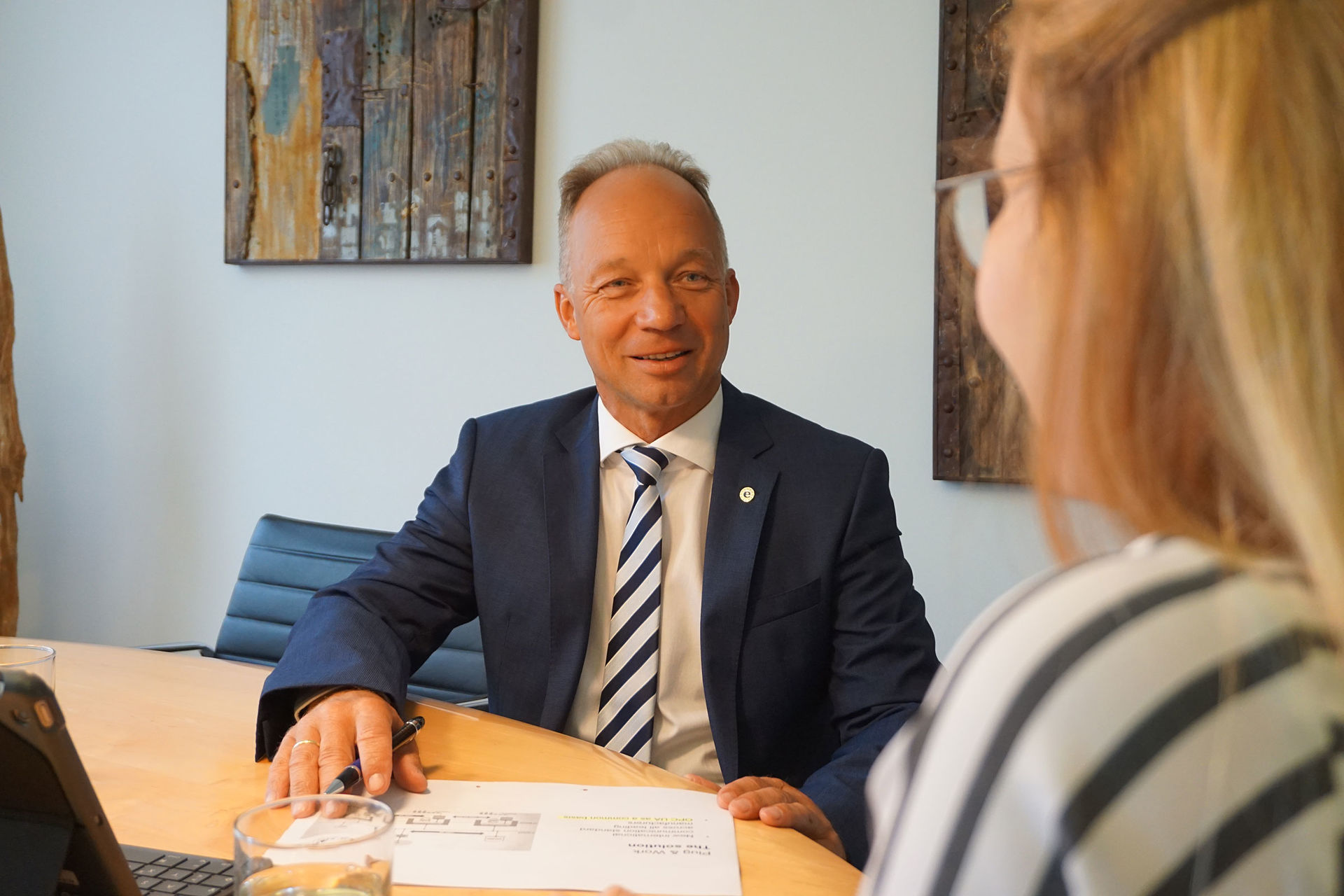 Jürgen Köppel als Gratulant