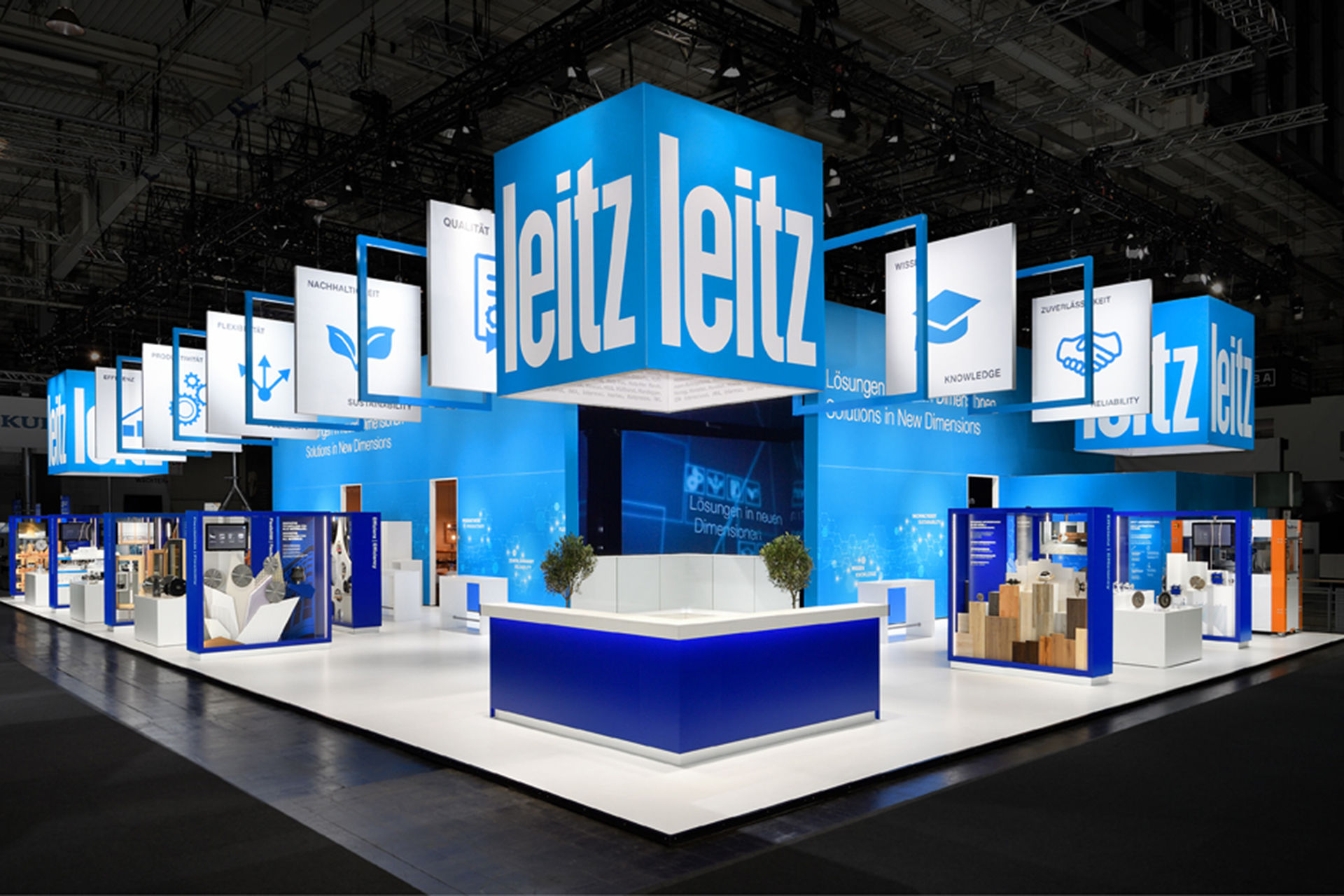 Messestand Leitz