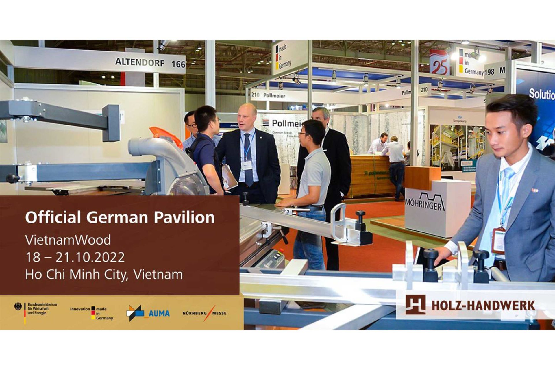 Deutscher Gemeinschaftsstand auf der VietnamWood