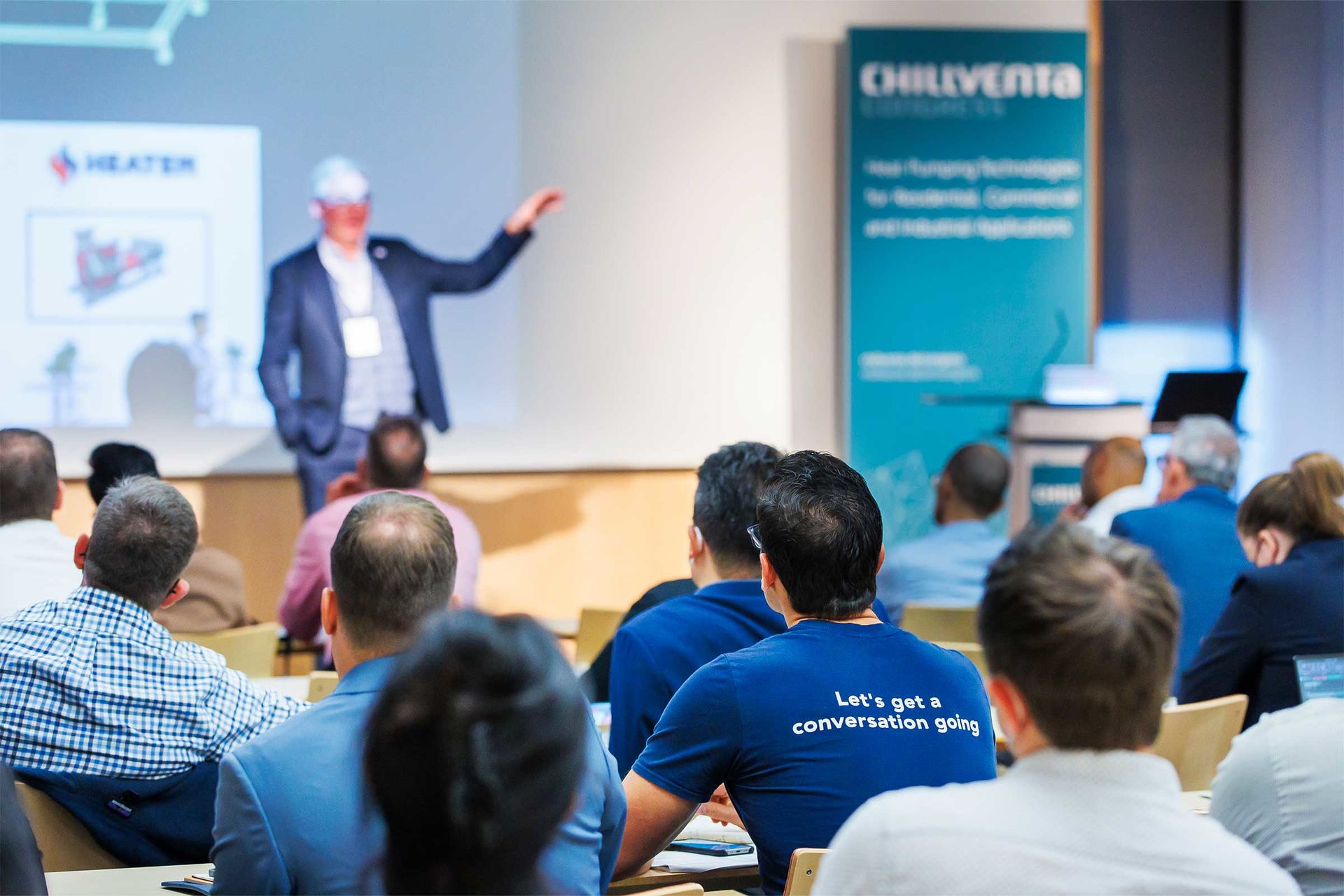 Besucher auf dem European Heat Pump Summit