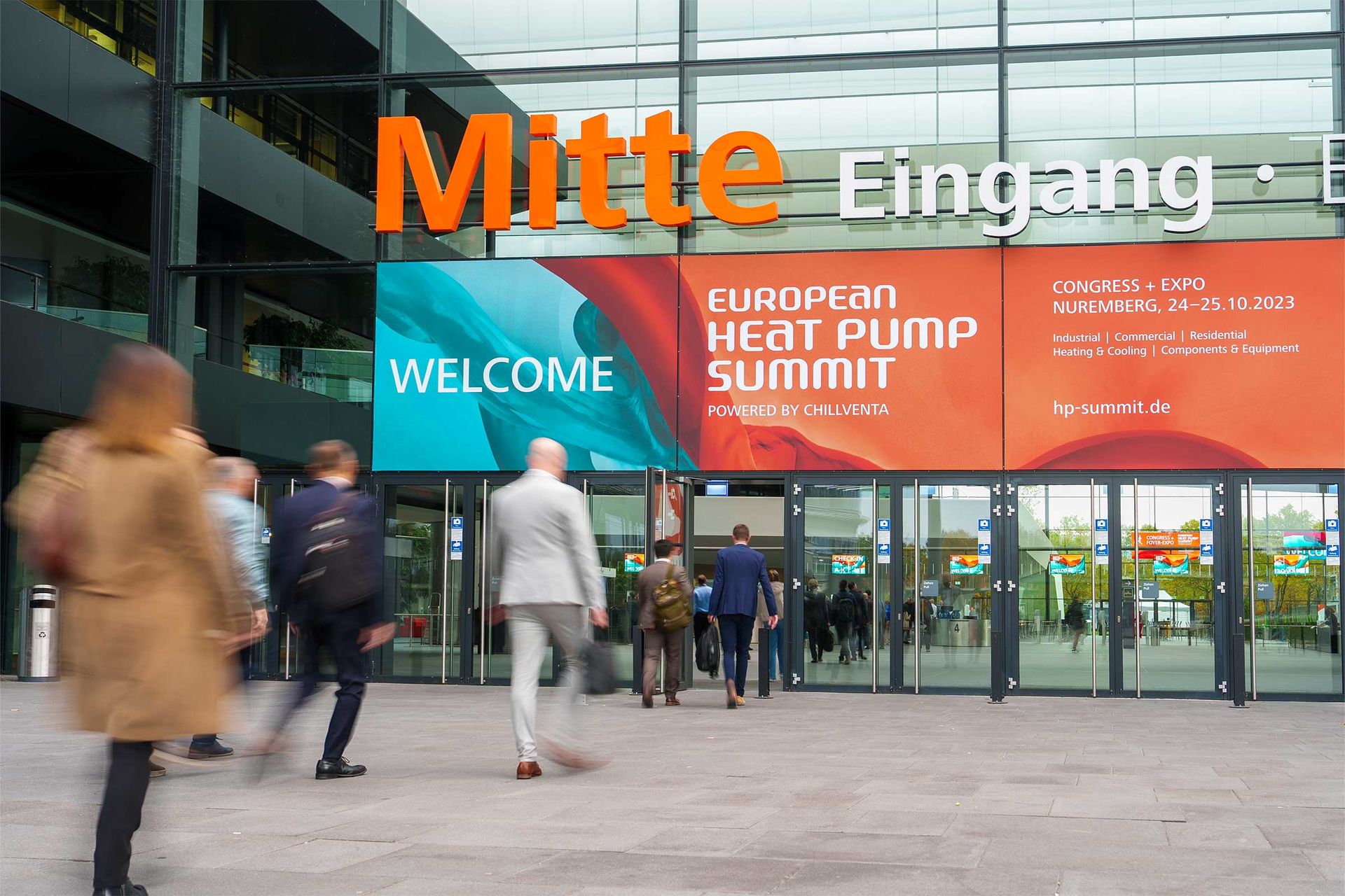 Besucher auf dem European Heat Pump Summit