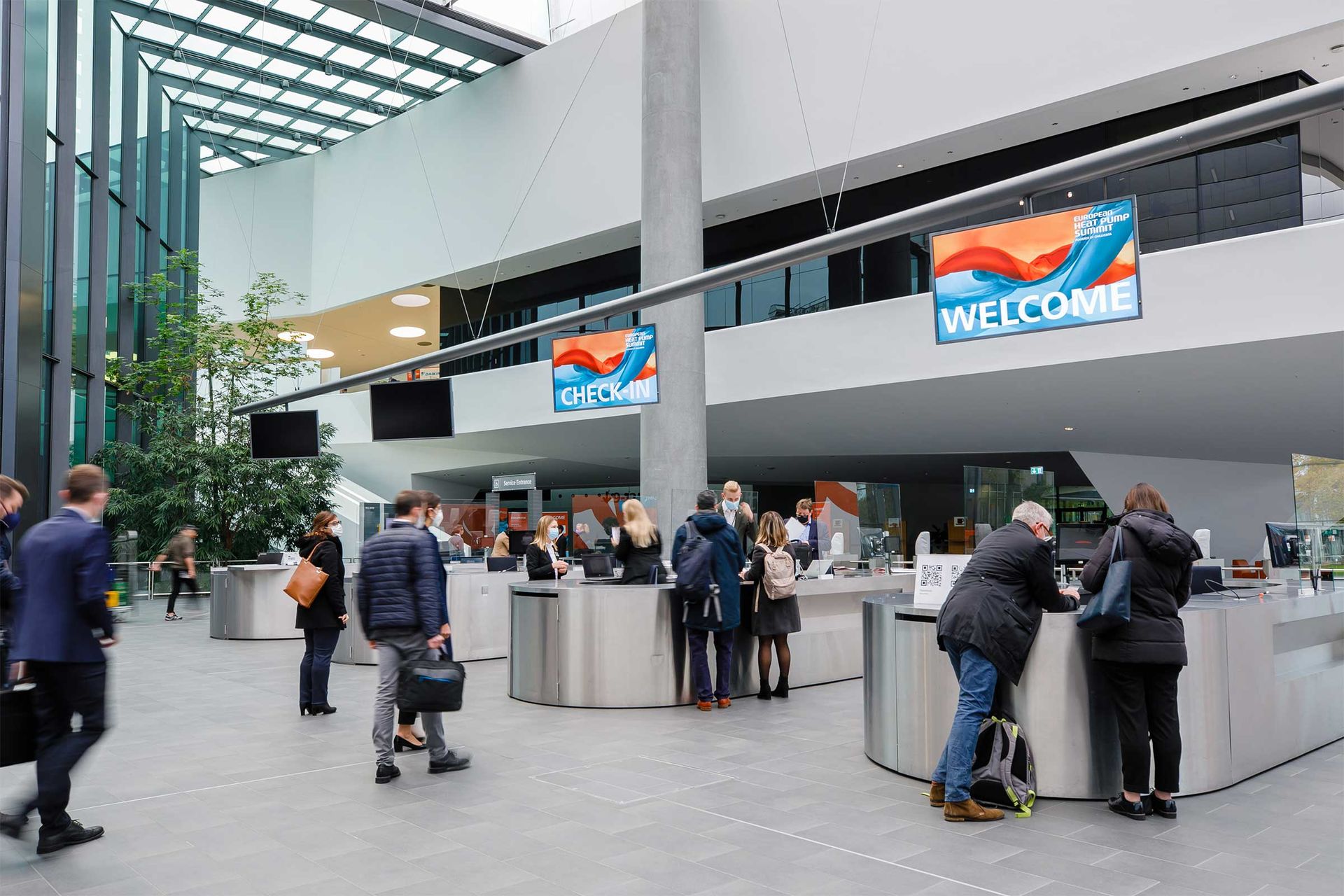 Besucher auf dem European Heat Pump Summit