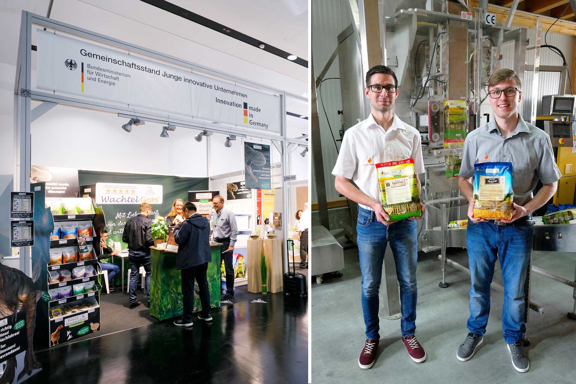 Rechtes Bild: links Nico da Silva, rechts Michael Volk // © WZF/Stahl (linkes Bild), © WachtelGold (rechtes Bild)