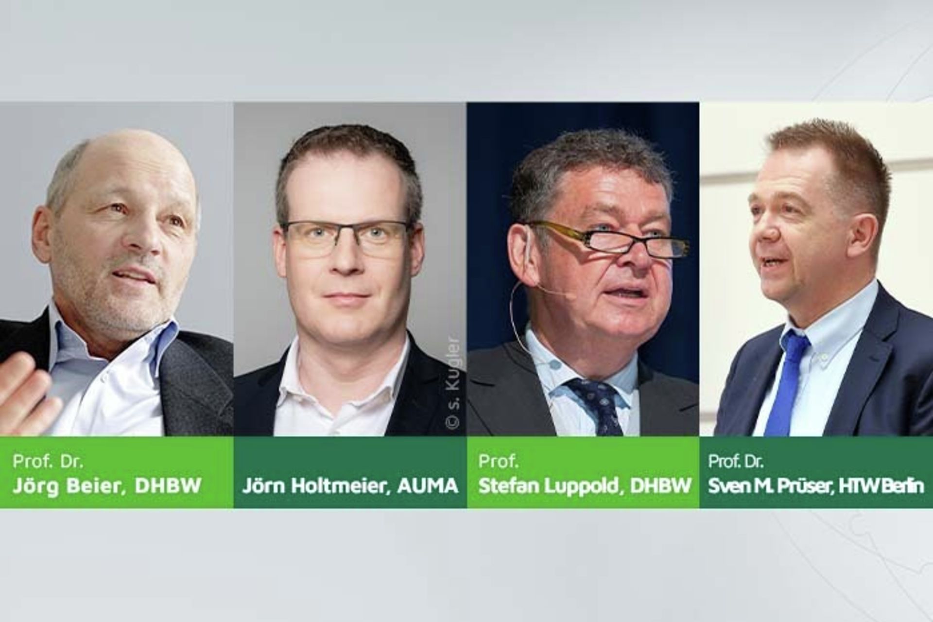Messeexperten Beier, Holtmeier, Luppold, Prüser