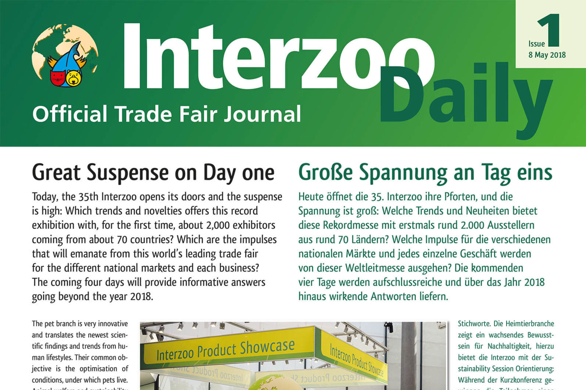 Interzoo Daily - 1. Ausgabe