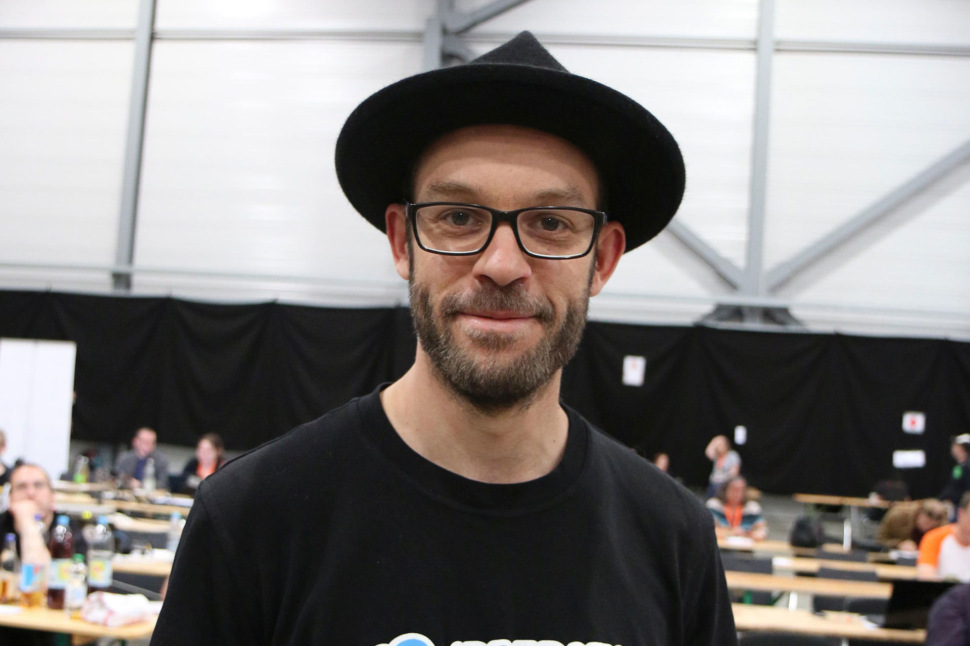 Daniel Domscheit-Berg spricht auf der it-sa über die digitale Revolution.
