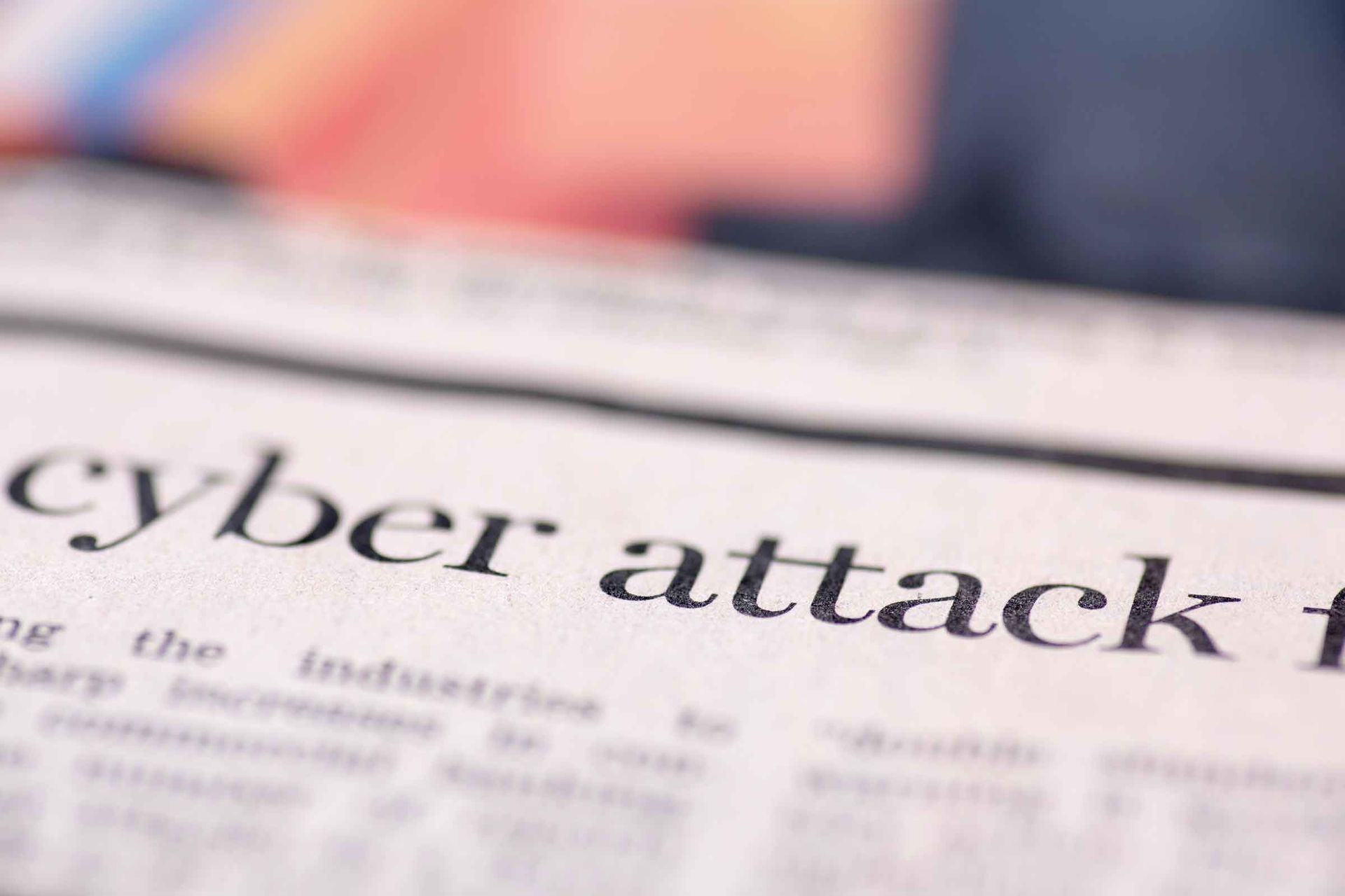 Schlagzeile Cyber Attack