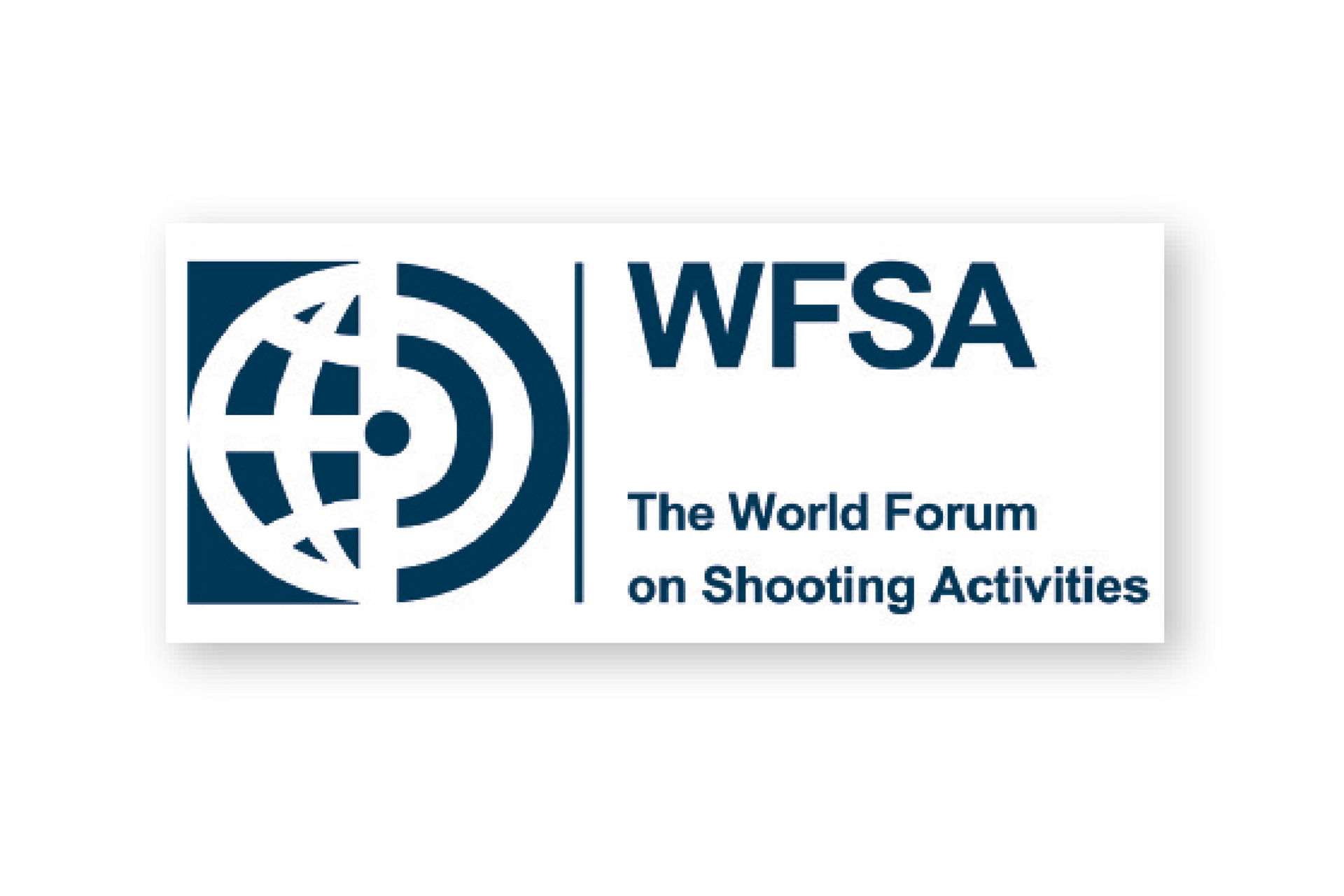 Das Bild zeigt das Logo des World Forum on Shooting Activities.