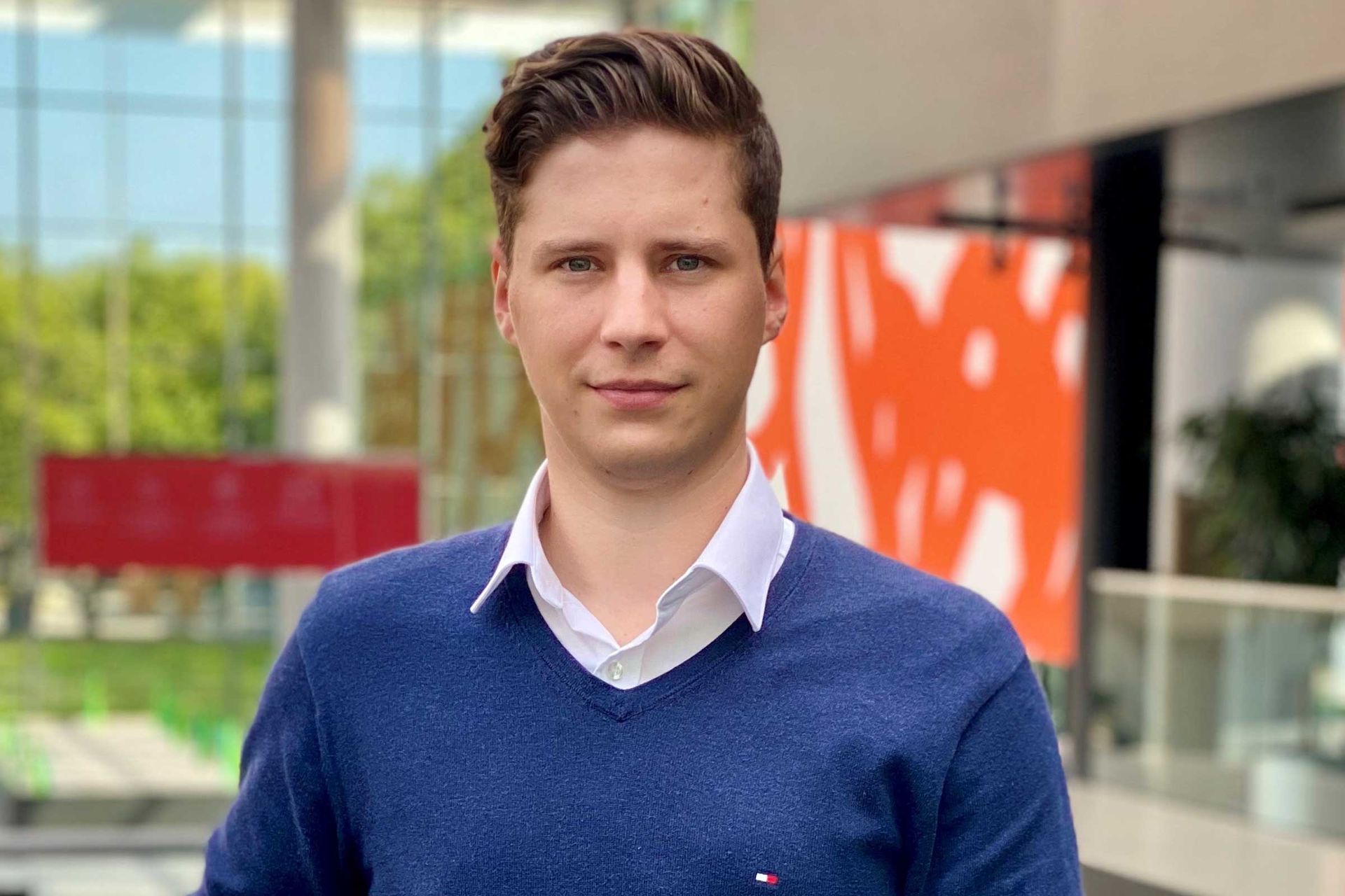 Tim Zychacek an der NürnbergMesse
