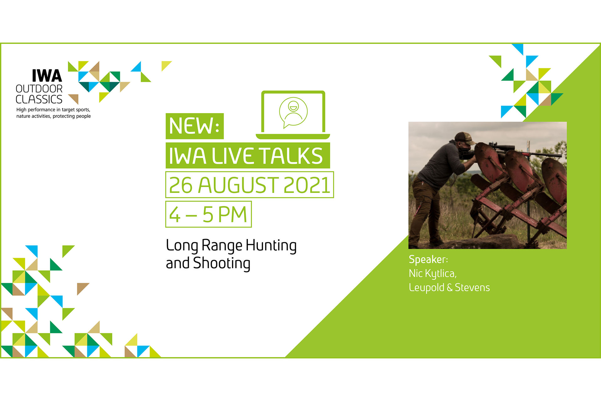 IWA Live Talks - Long Range Shooting and Hunting