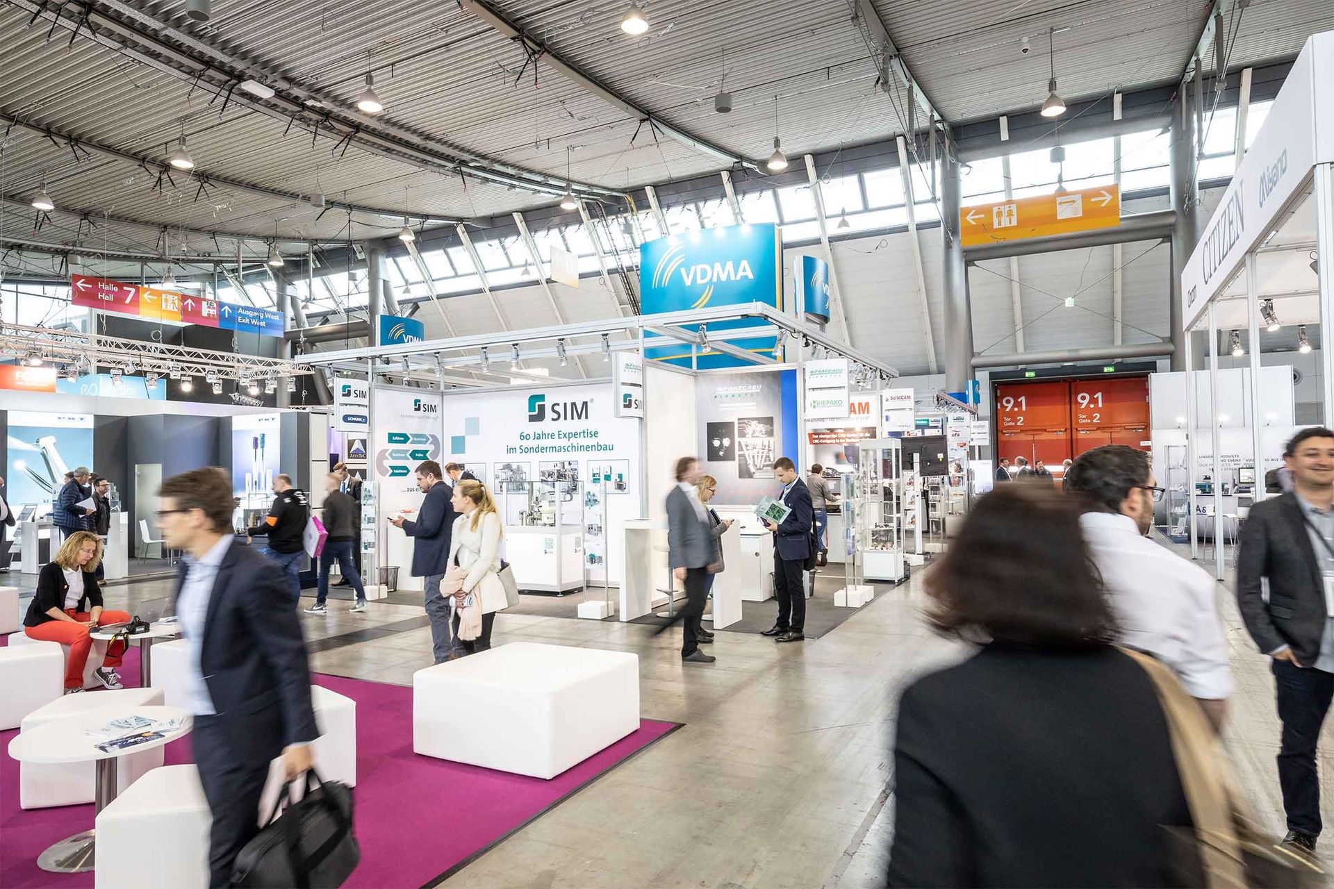 Messegeschehen 2019 mit VDMA-Stand