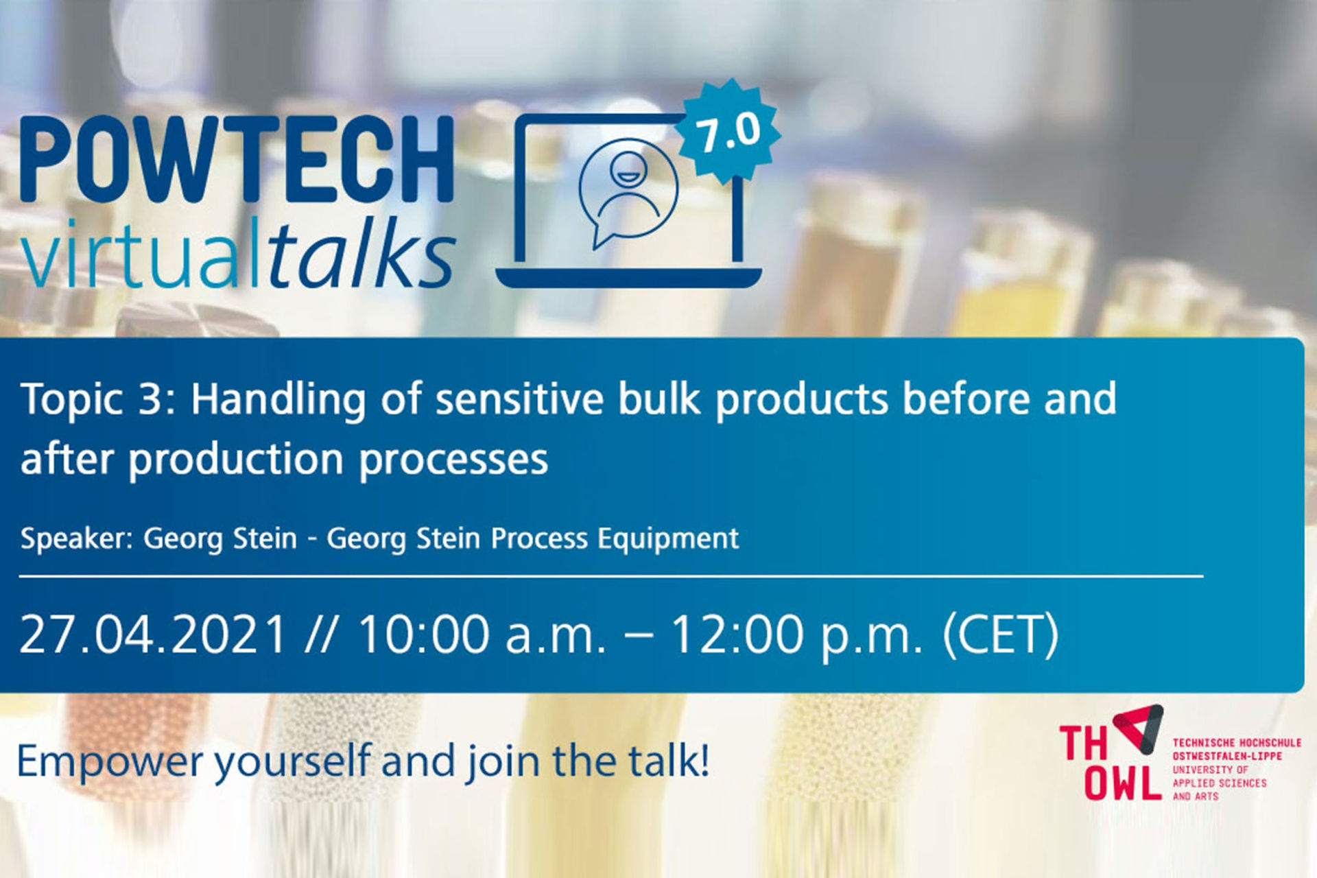 Volume 7.0 | Handling of sensitive bulk products before and after production processes