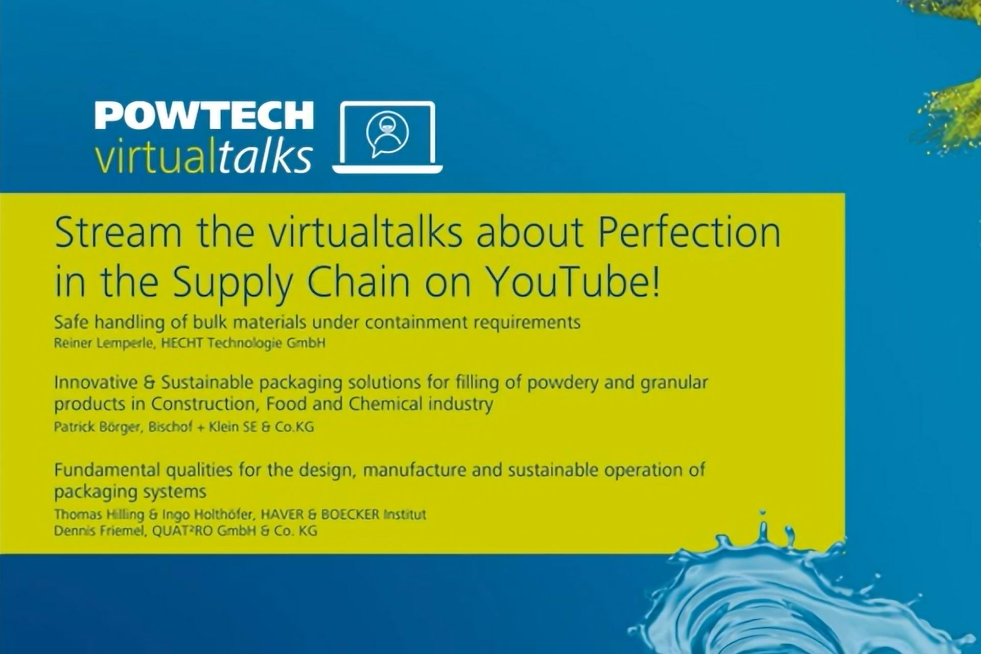 Virtual Talk 23.05.2023 | perfetion the supply chain