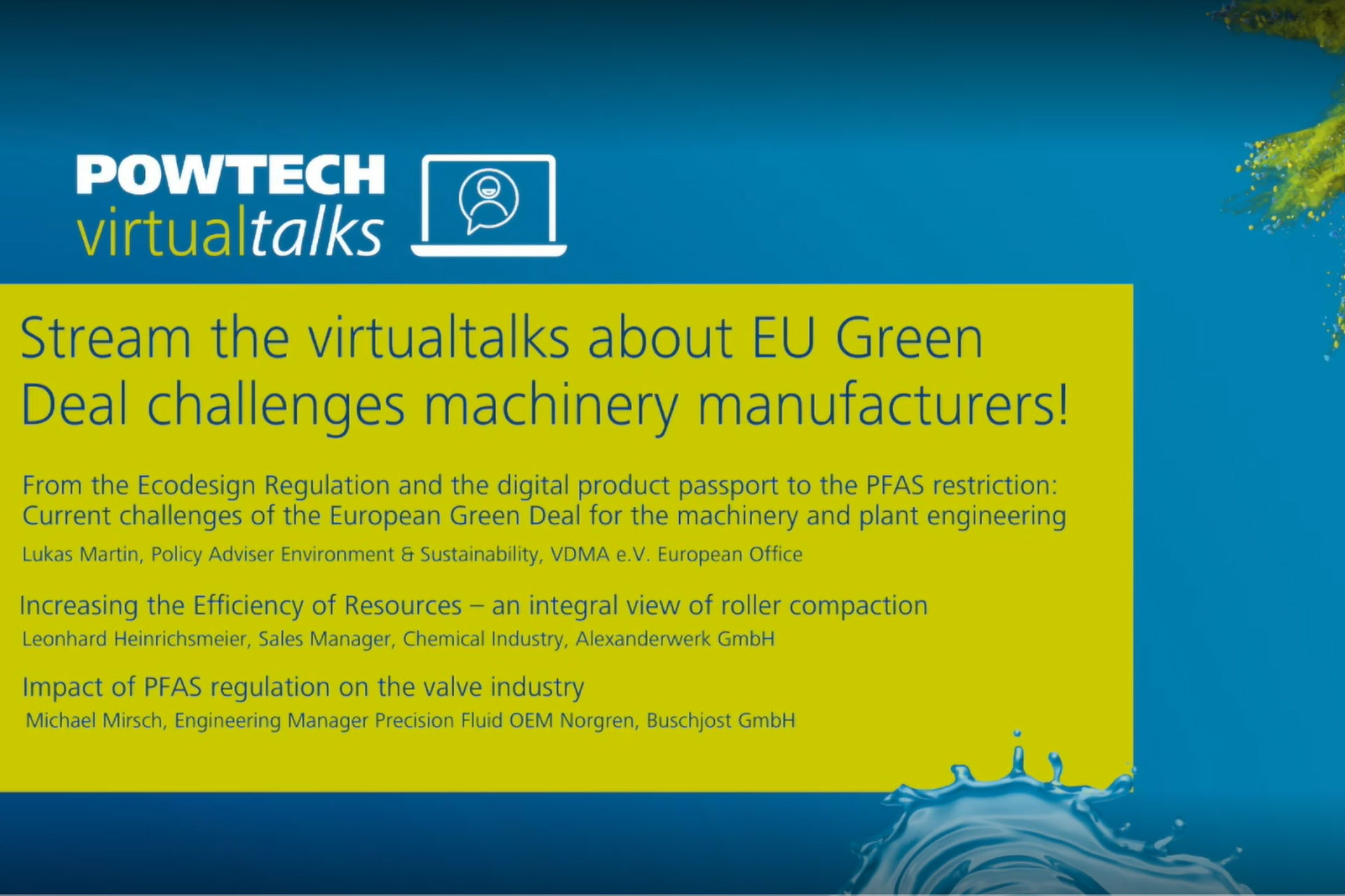POWTECH Virtual Talk 20.06.2023
