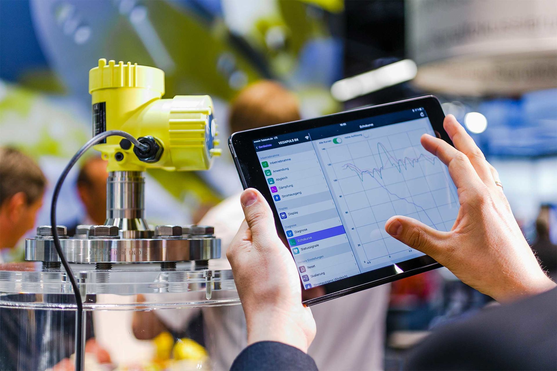 Fernwartung via Tablet-PC, auf der POWTECH