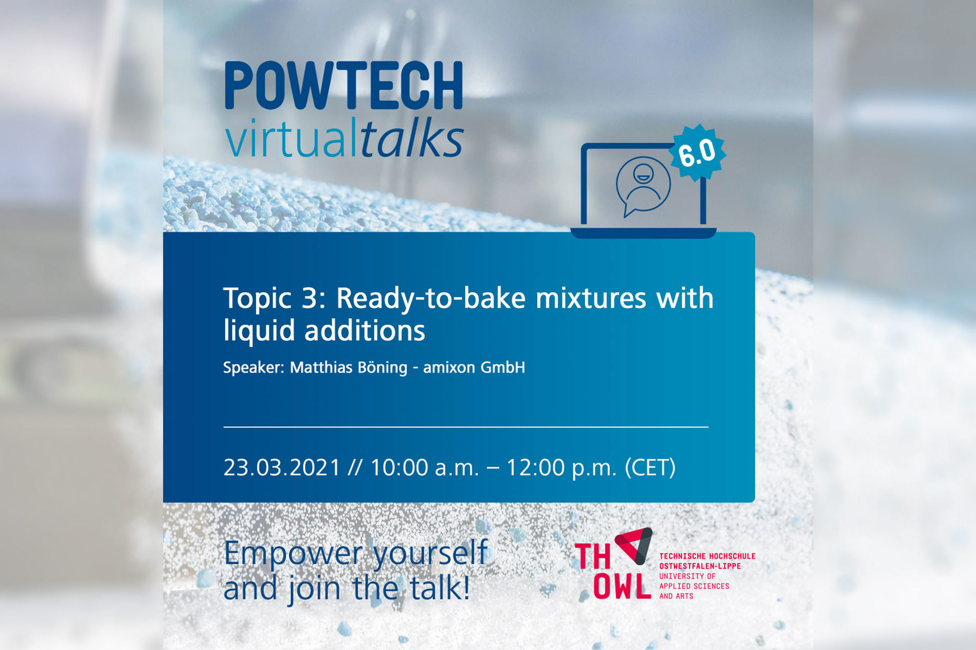 Volume 6.0 | Ready-to-bake mixtures with liquid additions