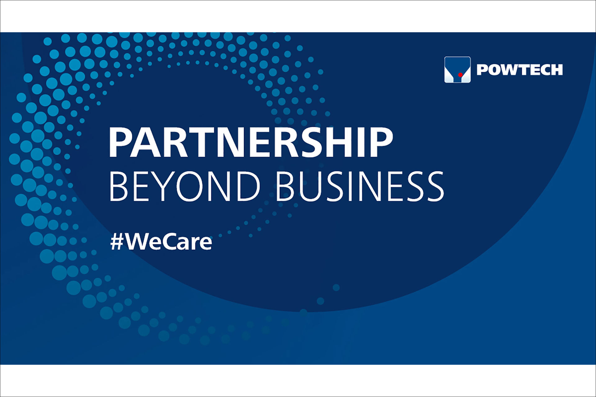 Partnership Beyond Business – POWTECH-Aussteller unterstützen