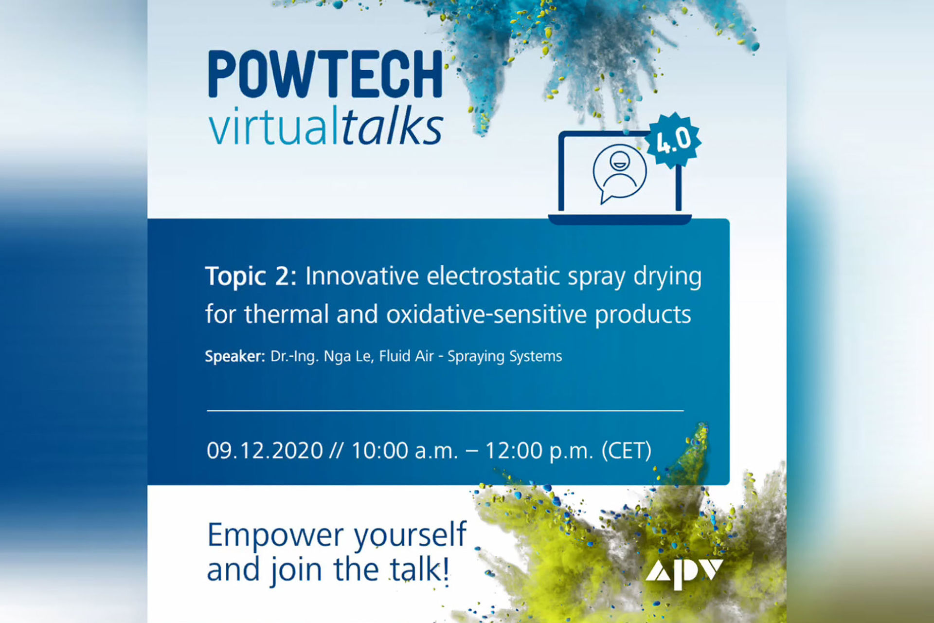 Volume 4.0 | Innovative electrostatic spray drying for thermal and oxidative-sensitive products