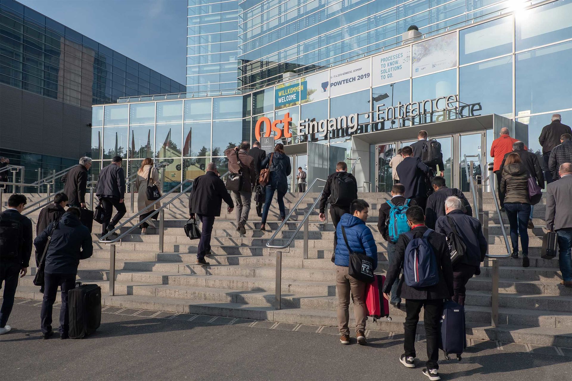 Eingang Ost POWTECH 2019