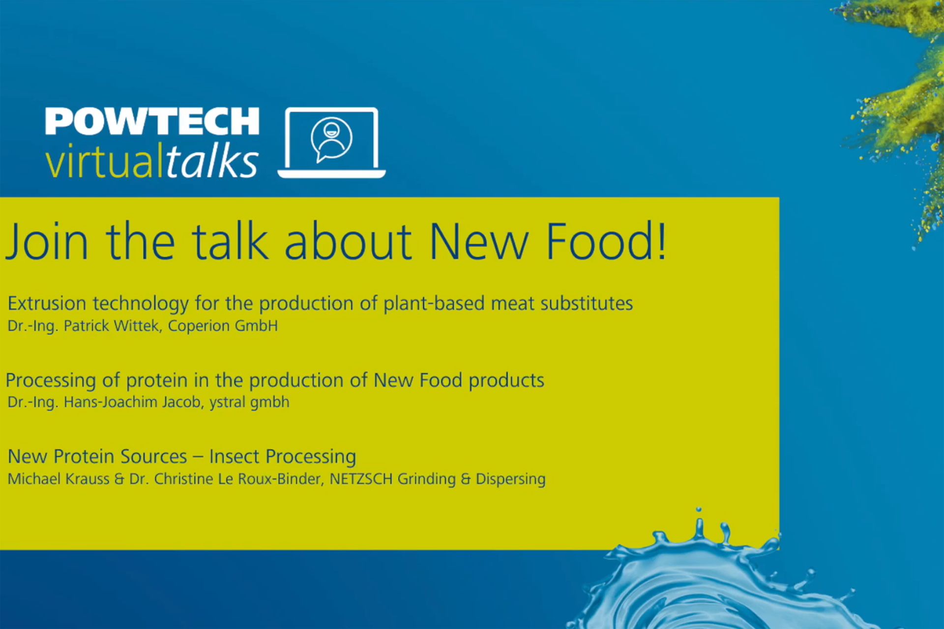 POWTECH Virtual Talk 23.03.23