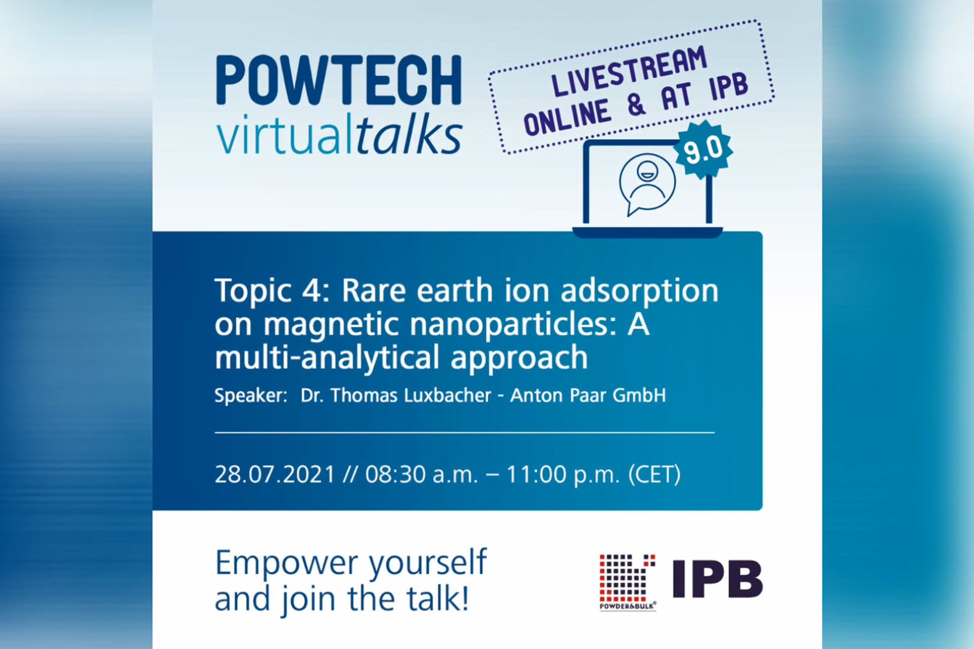 Volume 9.0 | Rare earth ion adsorption on magnetic nanoparticles: A multi-analytical approach