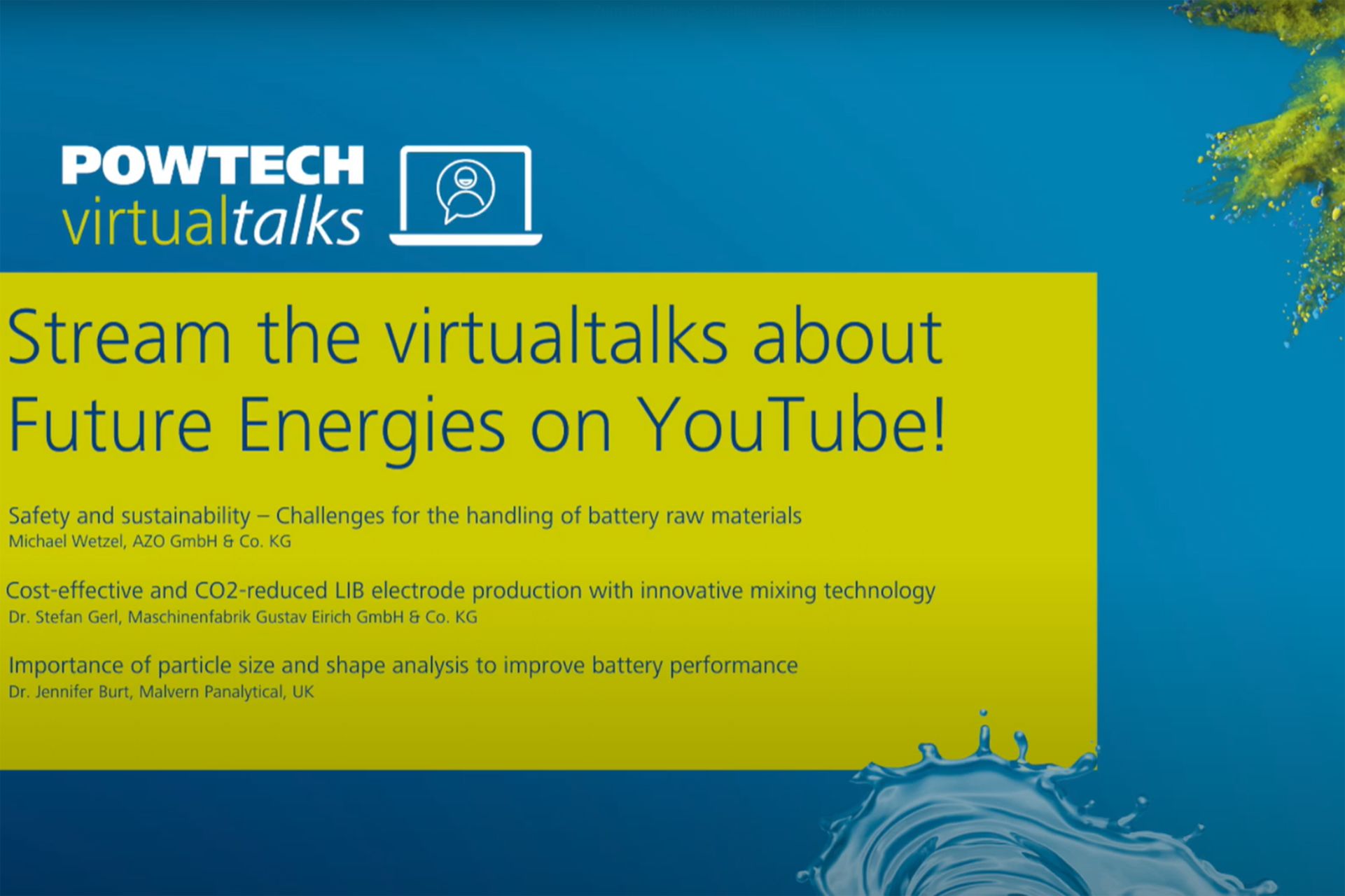 POWTECH Virtual Talk 27.04.23