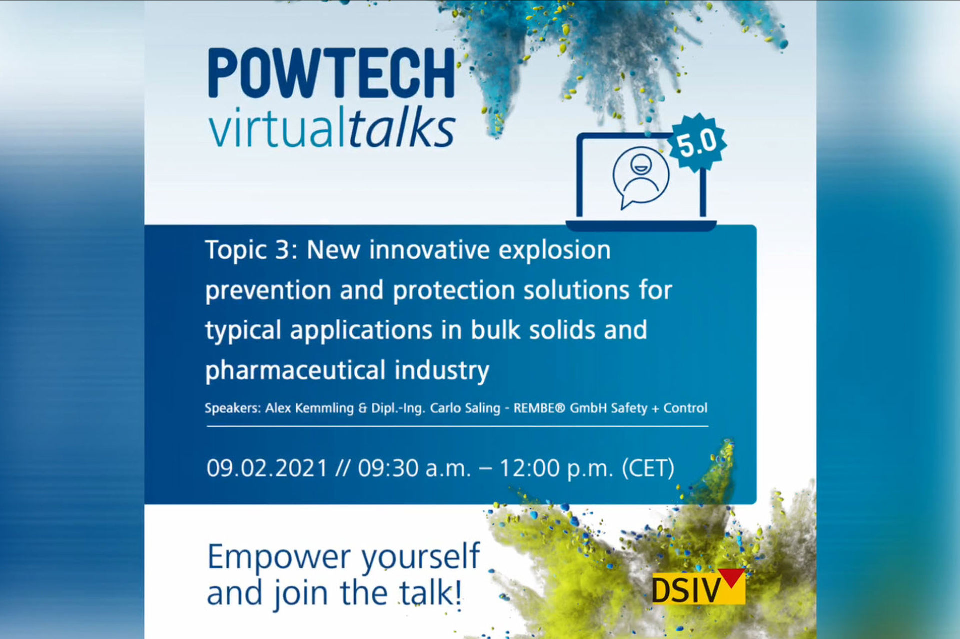 Volume 5.0 | New innovative explosion prevention and protection solutions for typical applications in bulk solids and pharmaceutical industry
