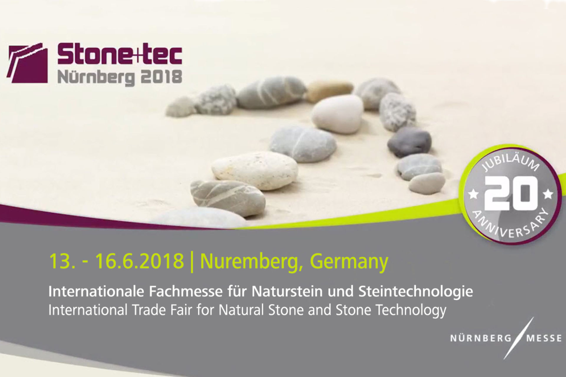 Stone+tec 2018 - Wir seh'n uns