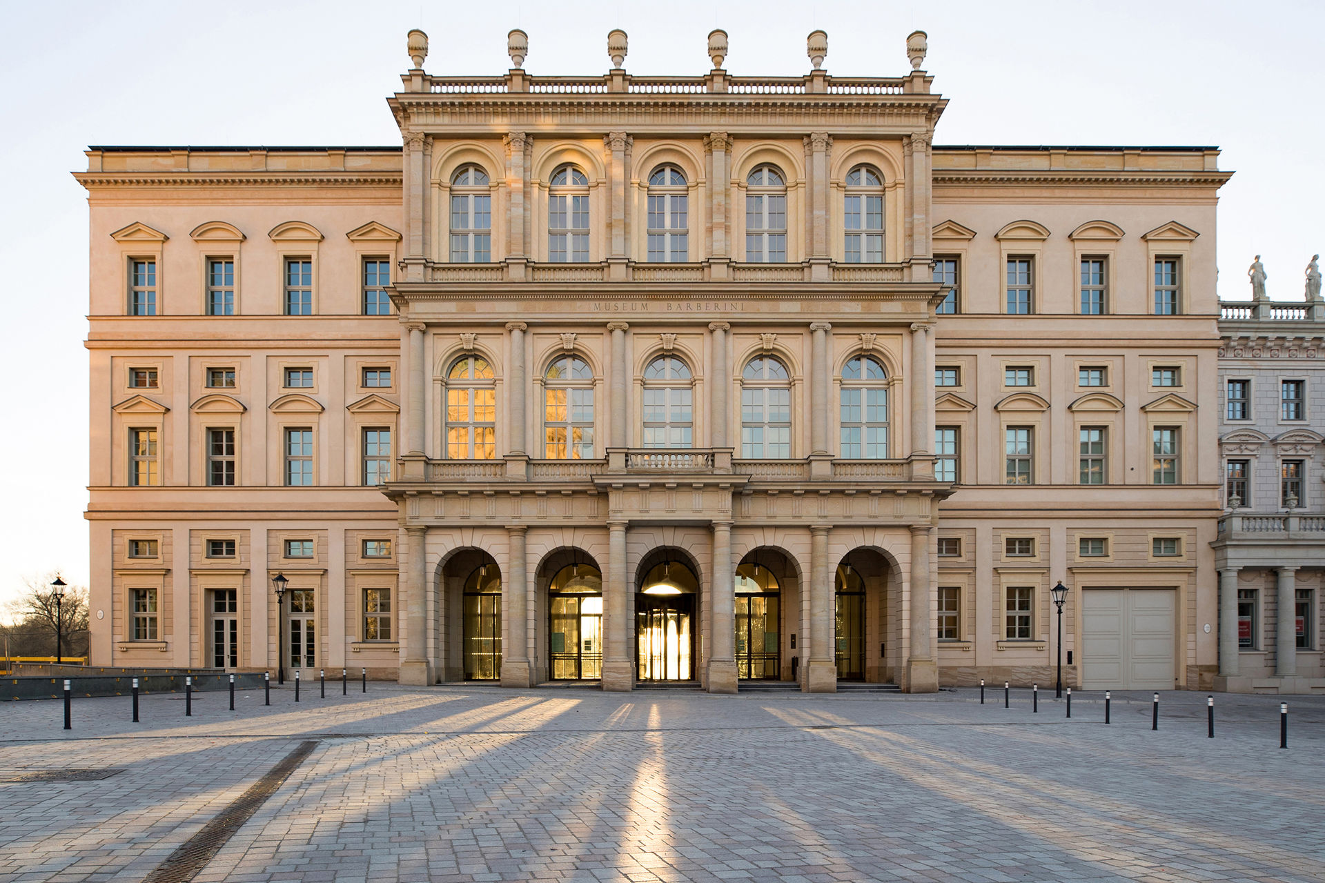 Der Palast Barberini in Potsdam, der u.a. mit POSTAER SANDSTEIN aus dem Bruch »Alte Poste« rekonstruiert wurde