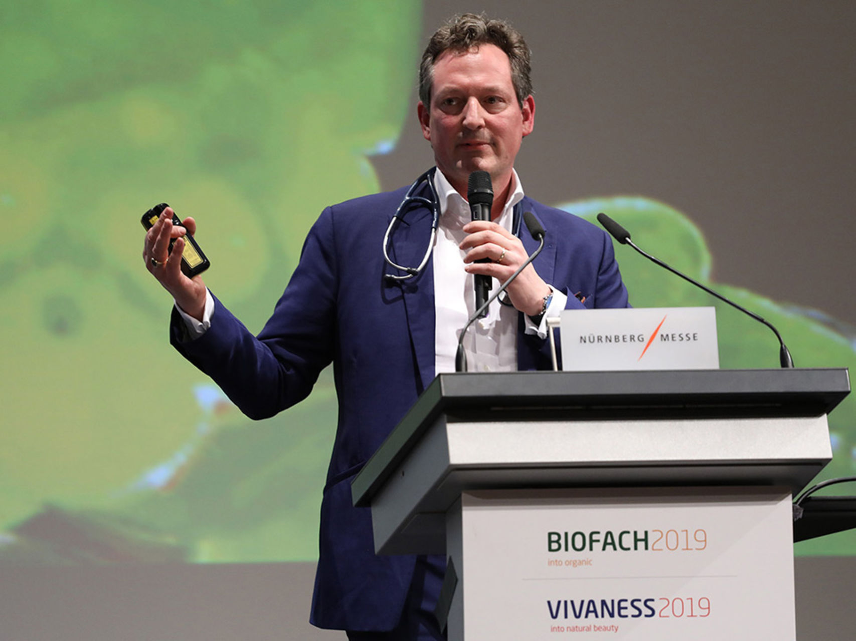 Highlights der Eröffnung der BIOFACH und VIVANESS 2019 mit Dr. Eckart von Hirschhausen
