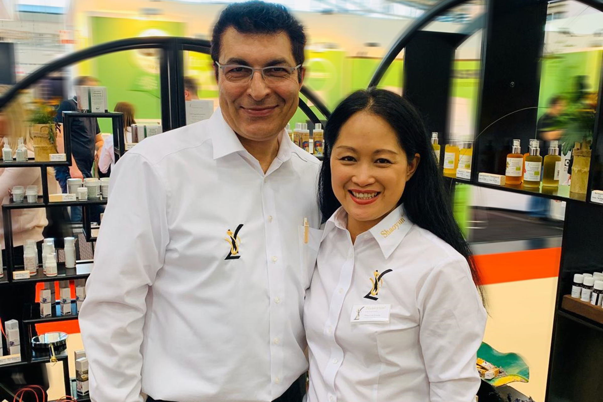 Shaoyun Liang und Daniel von Shaoyun Natural Health & Beauty