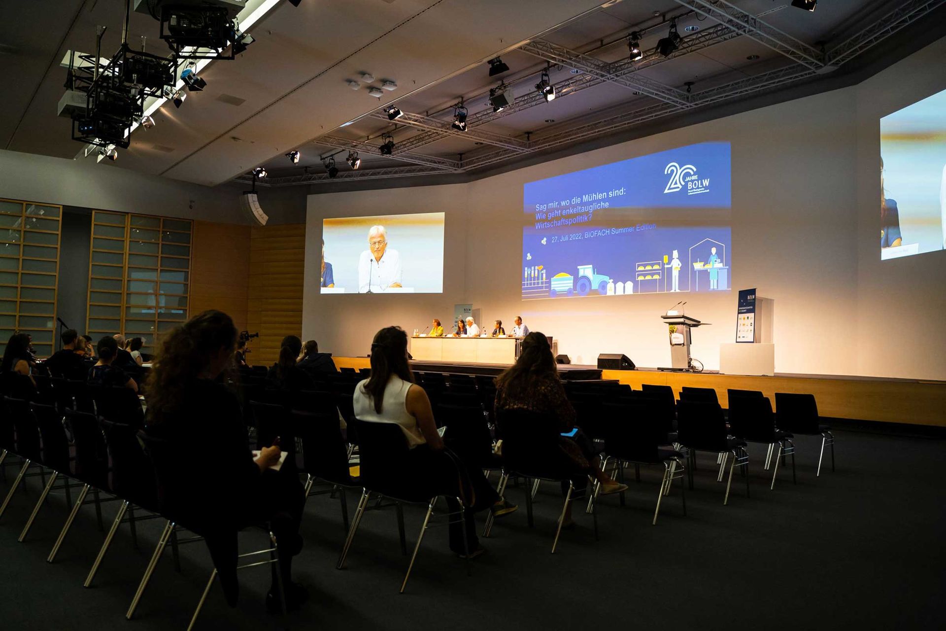 Kongressbeitrag während der BIOFACH 2022