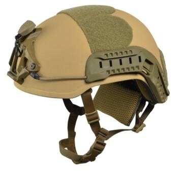LOGO_BW-TL and VPAM certified rifle-resistant helmet, tested up to .308 & 7,62 x 36