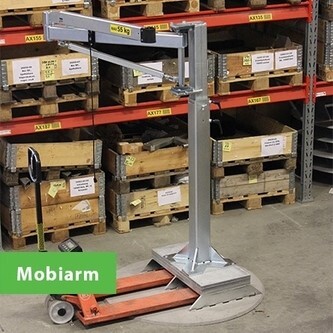 LOGO_MobiArm - verstellbar, mobiler Kran-Ausleger - ergonomisches, manuelles Handlinggerät